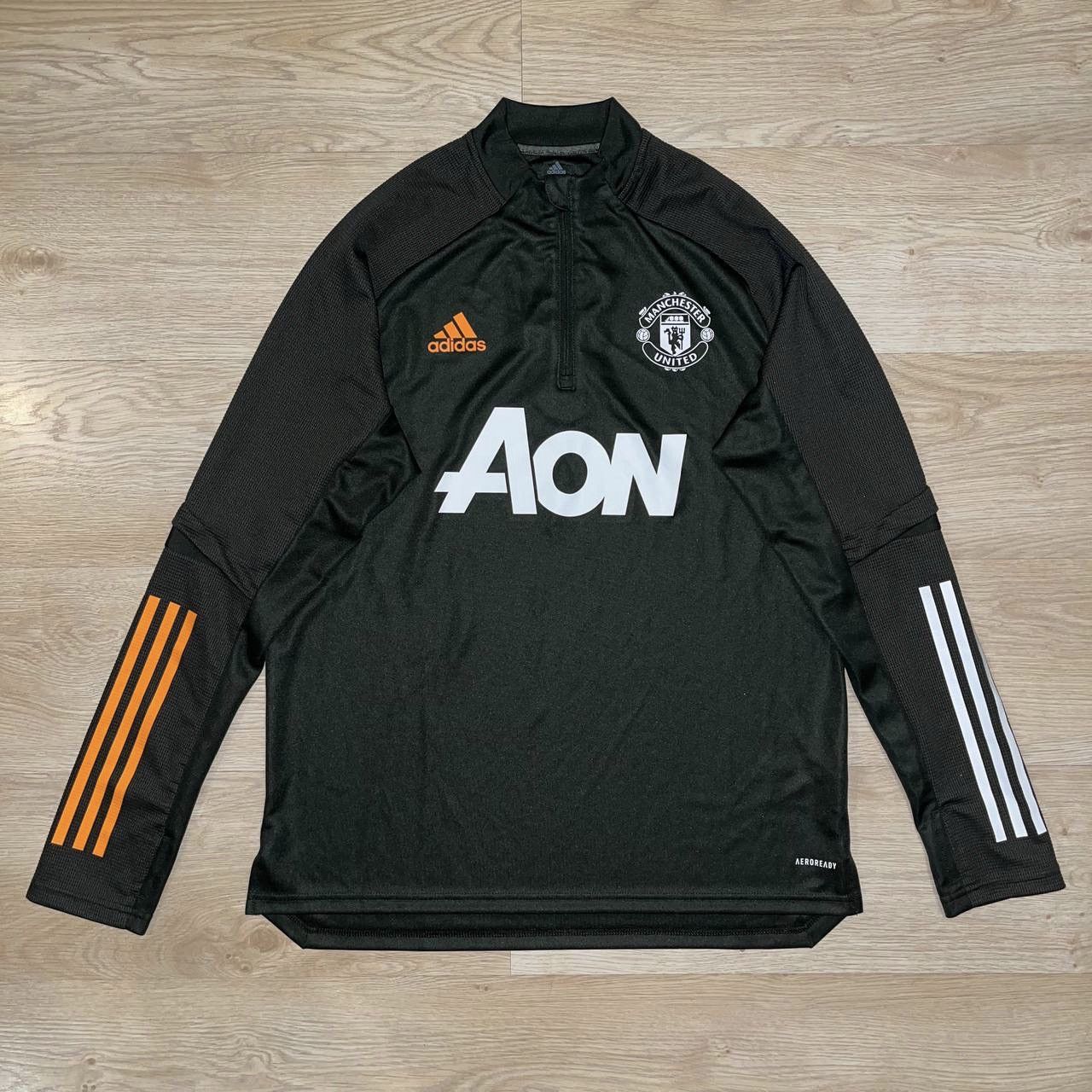 Adidas MANCHESTER UNITED ADIDAS 2020/21 FOOTBALL TRAINING TRACK TOP Size US L / EU 52-54 / 3 - 1 Thumbnail