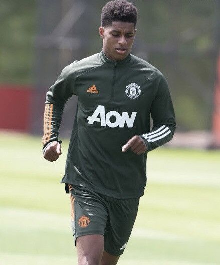 Adidas MANCHESTER UNITED ADIDAS 2020/21 FOOTBALL TRAINING TRACK TOP Size US L / EU 52-54 / 3 - 15 Thumbnail