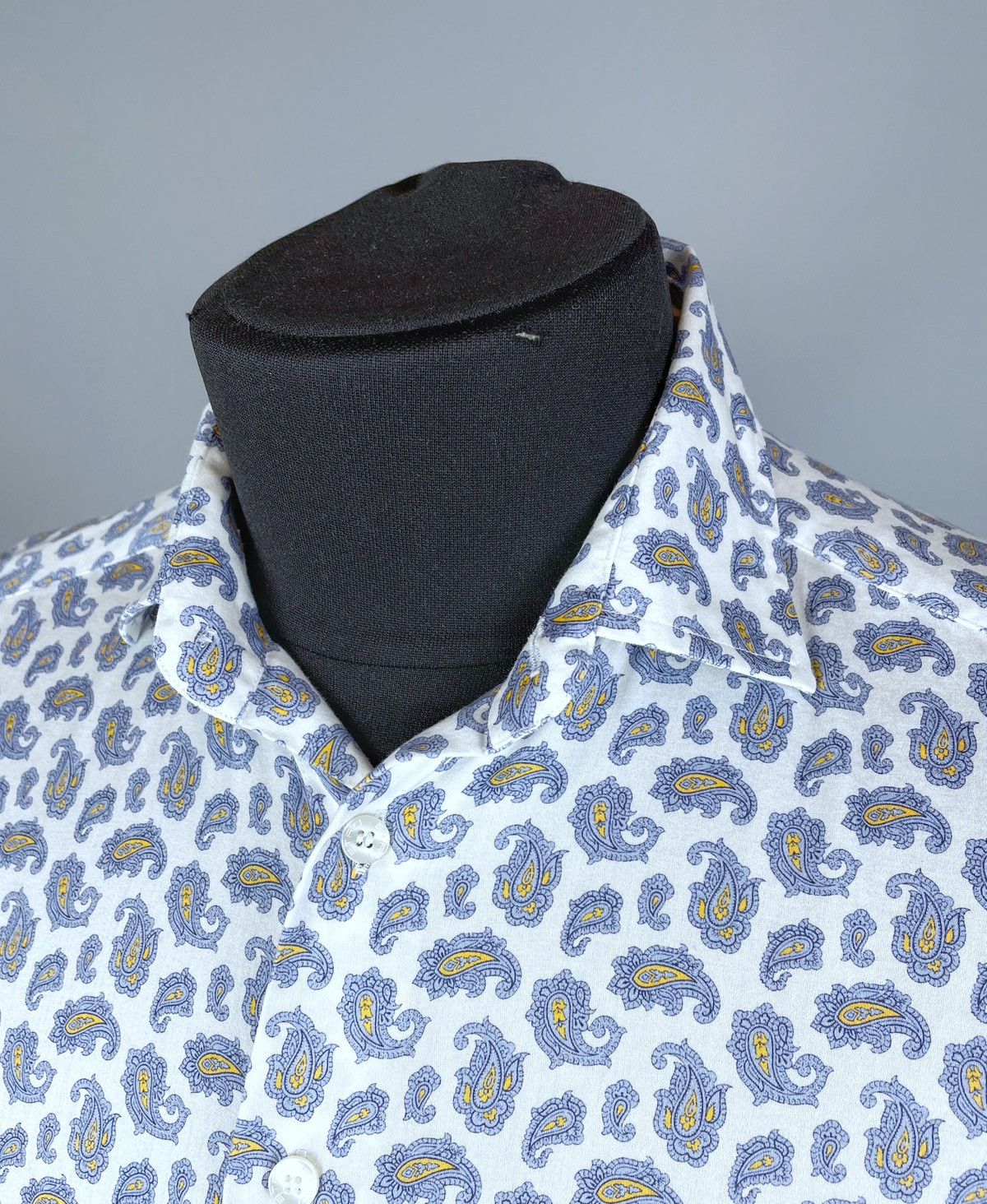 Etro Men's ETRO Milano Paisley Long Sleeve Light Shirt Size M Size US M / EU 48-50 / 2 - 5 Thumbnail