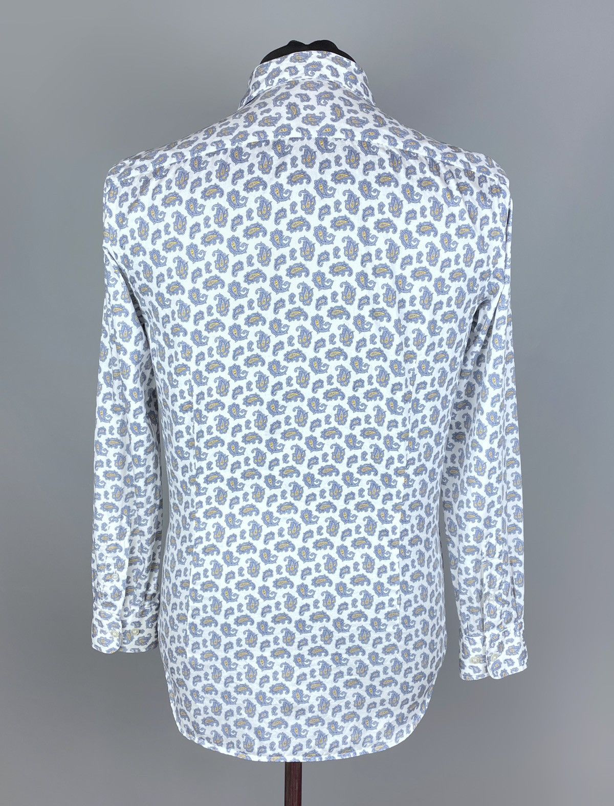 Etro Men's ETRO Milano Paisley Long Sleeve Light Shirt Size M Size US M / EU 48-50 / 2 - 6 Thumbnail