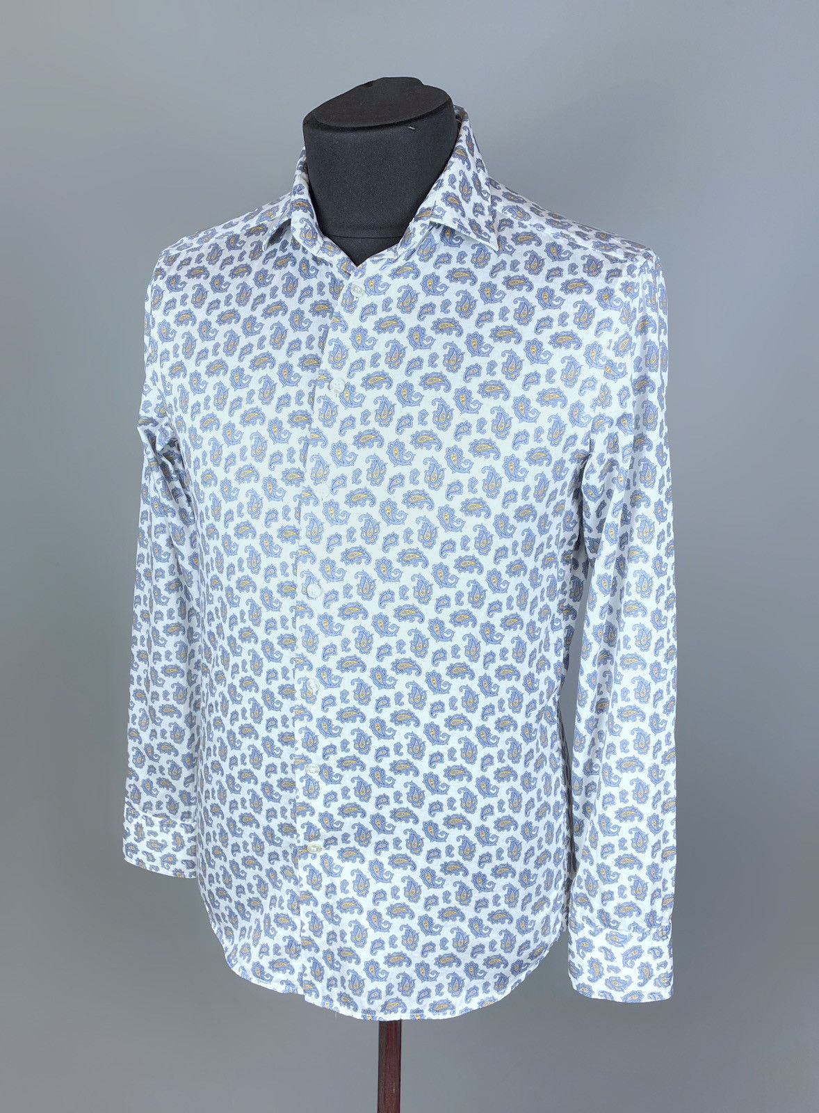 Etro Men's ETRO Milano Paisley Long Sleeve Light Shirt Size M Size US M / EU 48-50 / 2 - 4 Thumbnail