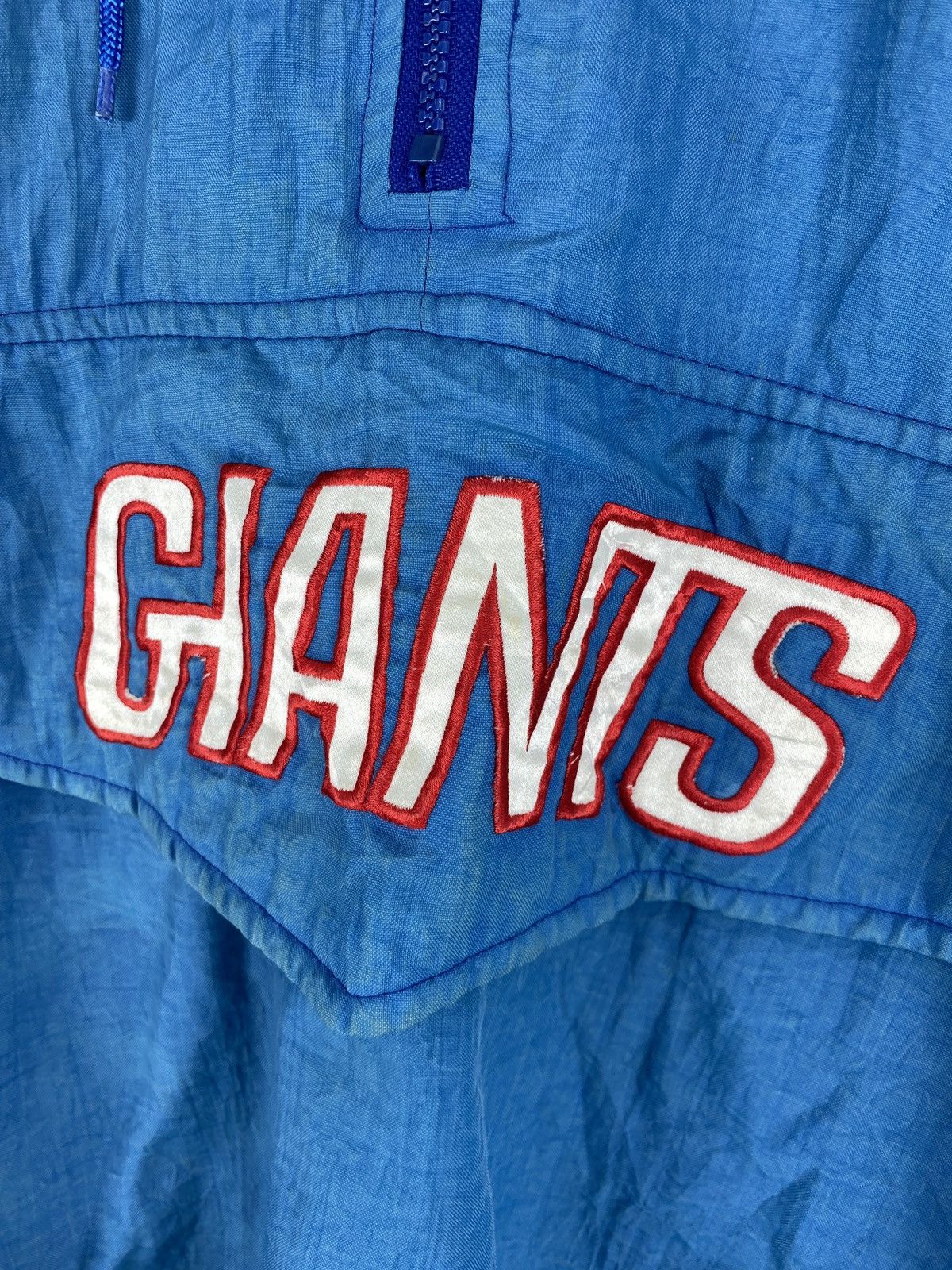 Giant × Starter × Vintage Vintage Giants Starter Anorak Windbreaker Jacket Size US XXL / EU 58 / 5 - 2 Thumbnail