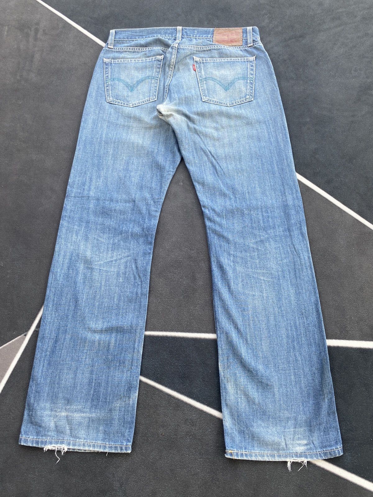 Jean × Levi's × Vintage VINTAGE LEVIS 514 BLUE WASH JEANS-J410 Size US 35 - 4 Thumbnail