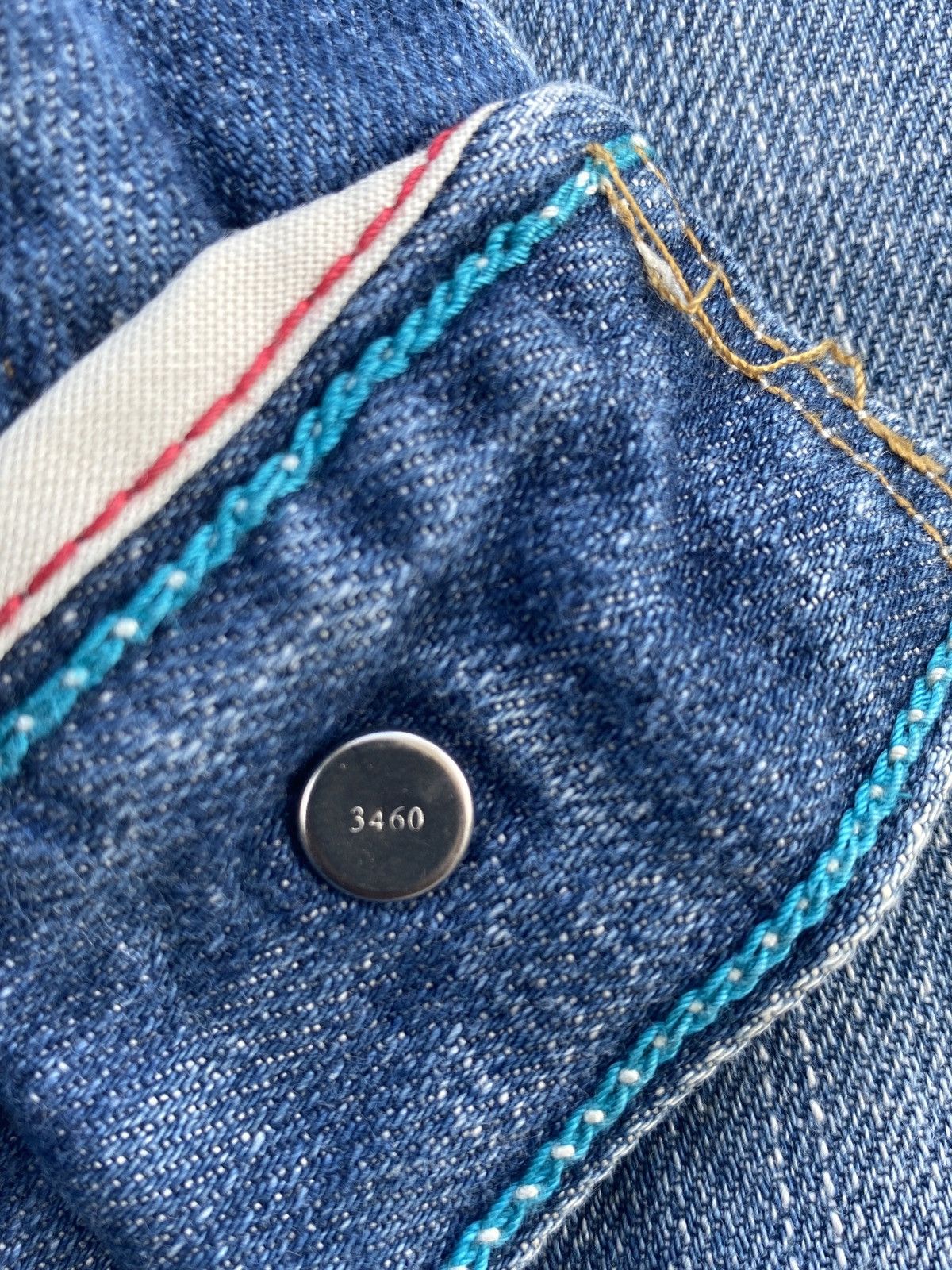 Jean × Levi's × Vintage VINTAGE LEVIS 514 BLUE WASH JEANS-J410 Size US 35 - 6 Thumbnail