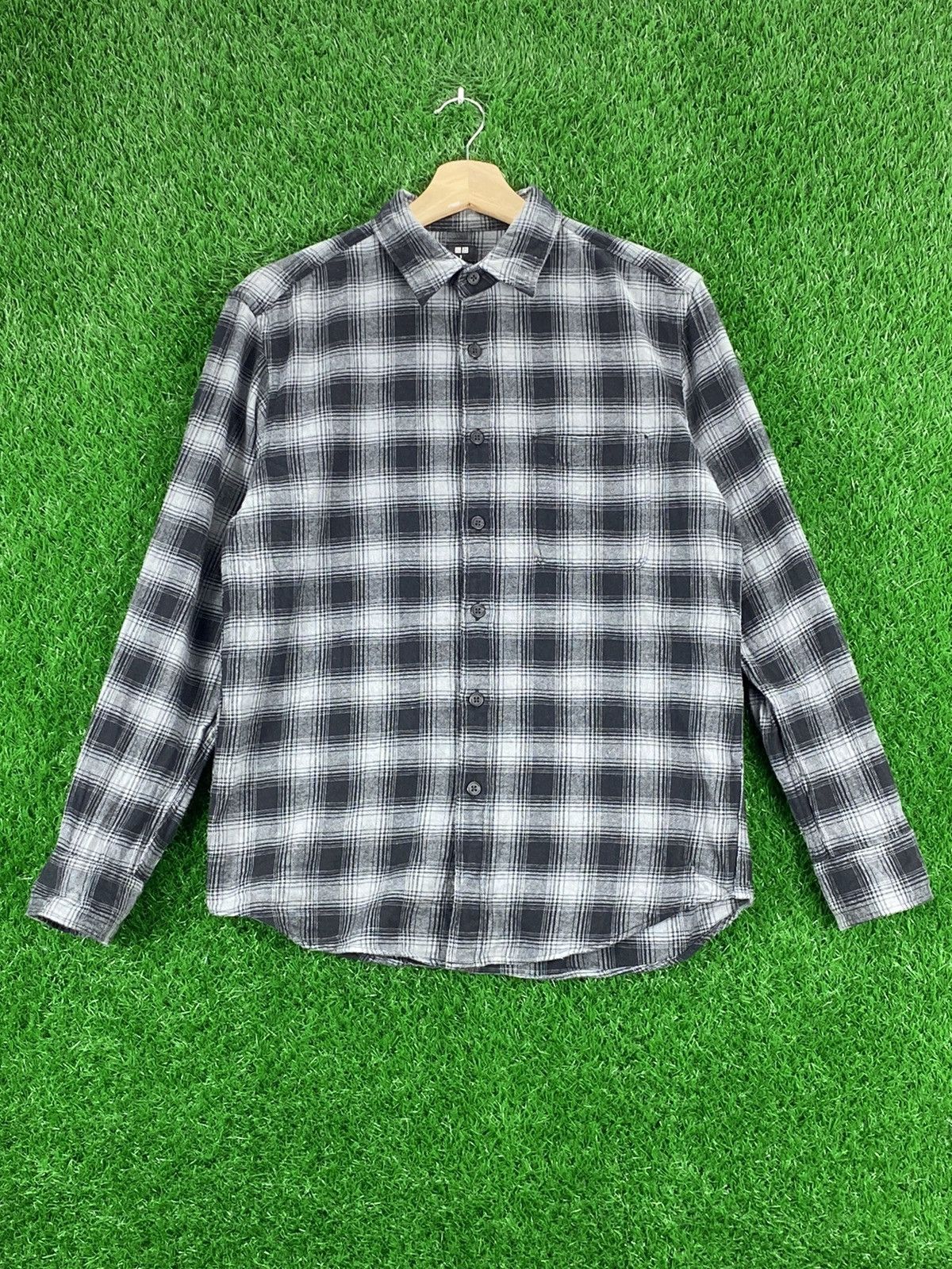 ‼️OFFER‼️Vintage Uniqlo Flannel Checkered Japanese Flannel