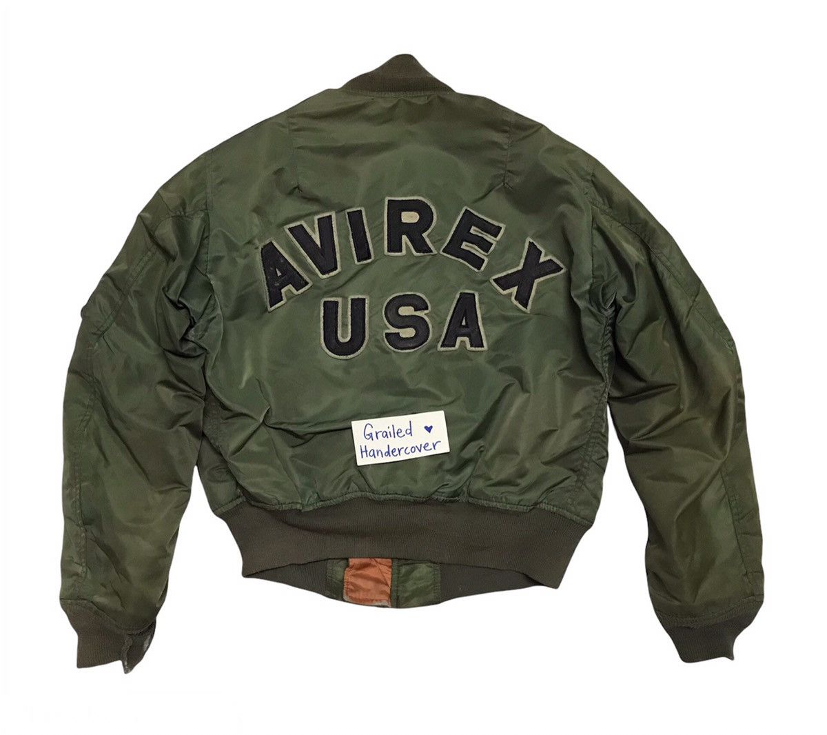 Avirex × Ma 1 Vtg Avirex USA Made MA-1 Dragon Flight Bomber