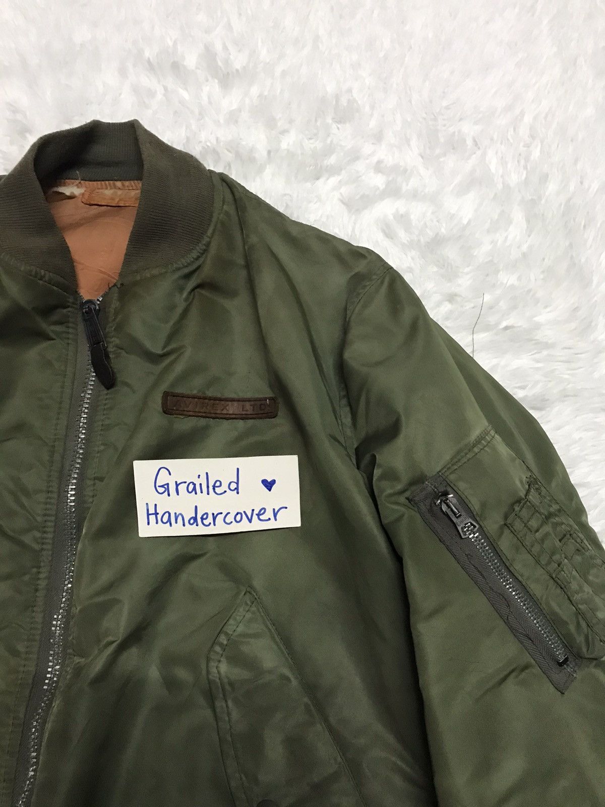 Avirex Vtg Avirex MA-1 Flight Bomber Jacket Embroidery Made in Usa Size US M / EU 48-50 / 2 - 4 Thumbnail