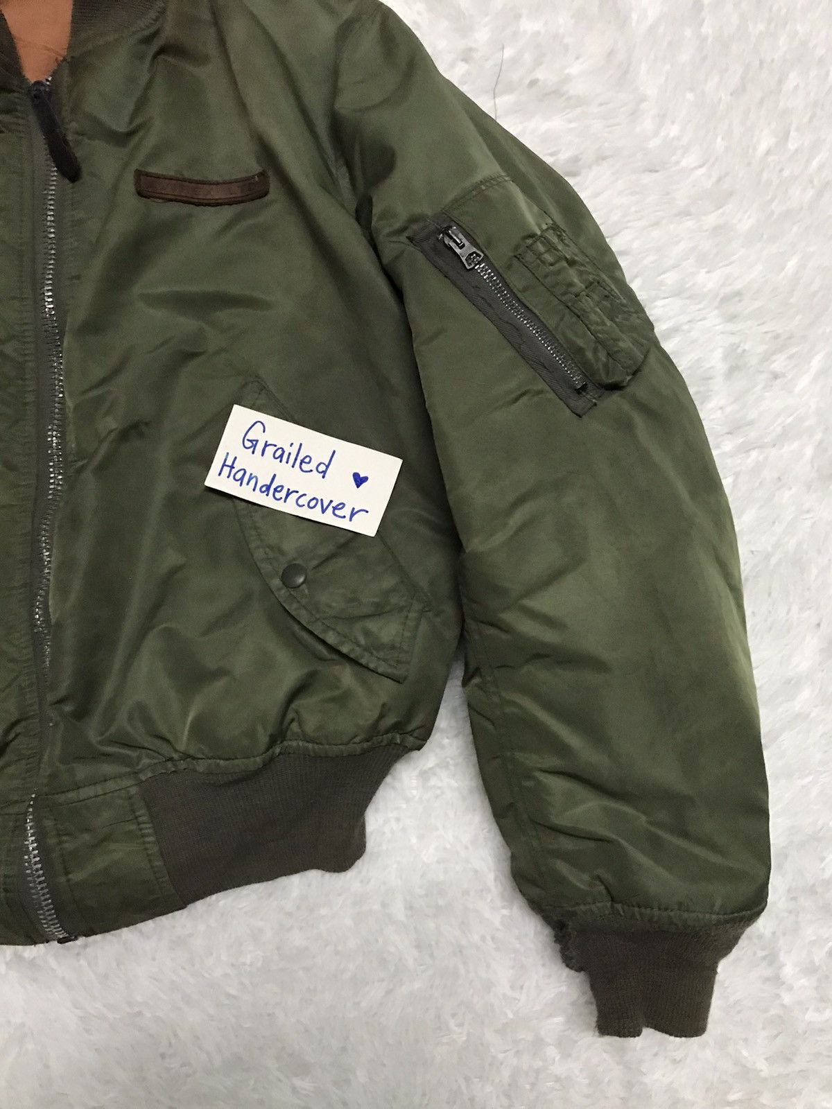 Avirex Vtg Avirex MA-1 Flight Bomber Jacket Embroidery Made in Usa Size US M / EU 48-50 / 2 - 6 Thumbnail