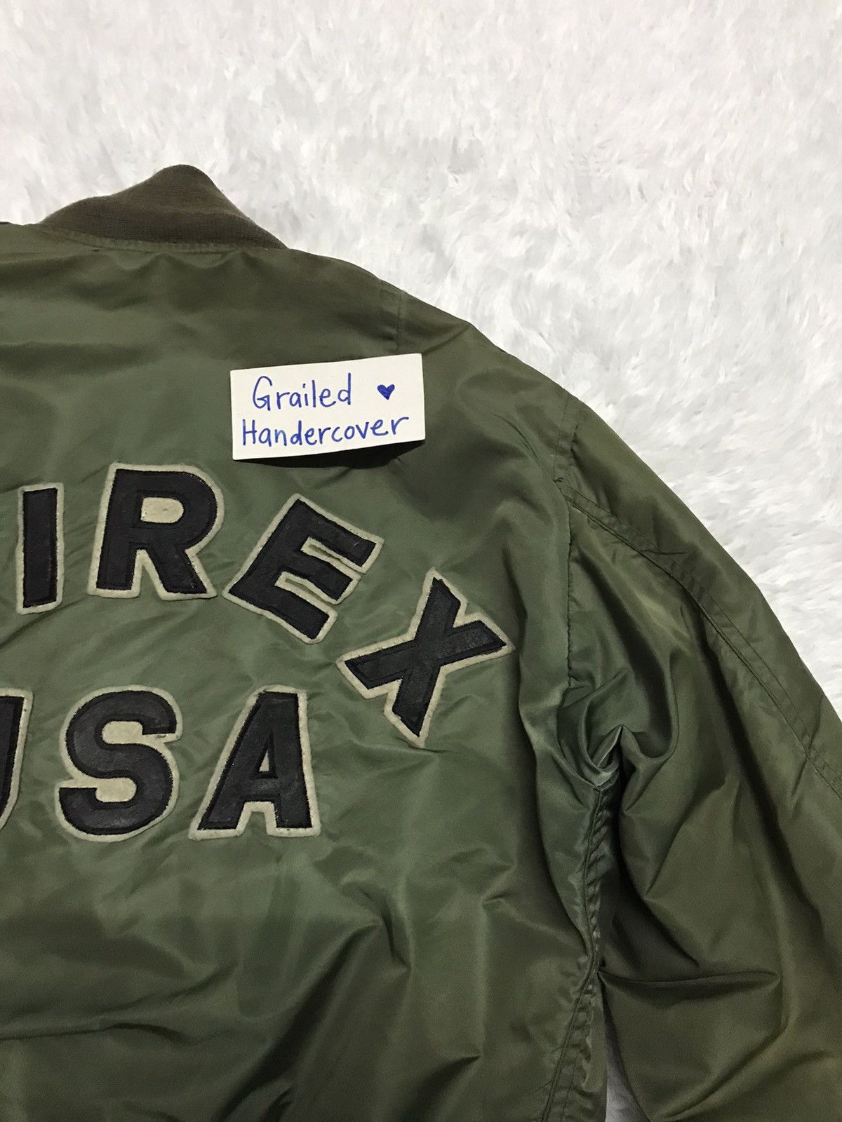 Avirex Vtg Avirex MA-1 Flight Bomber Jacket Embroidery Made in Usa Size US M / EU 48-50 / 2 - 10 Thumbnail