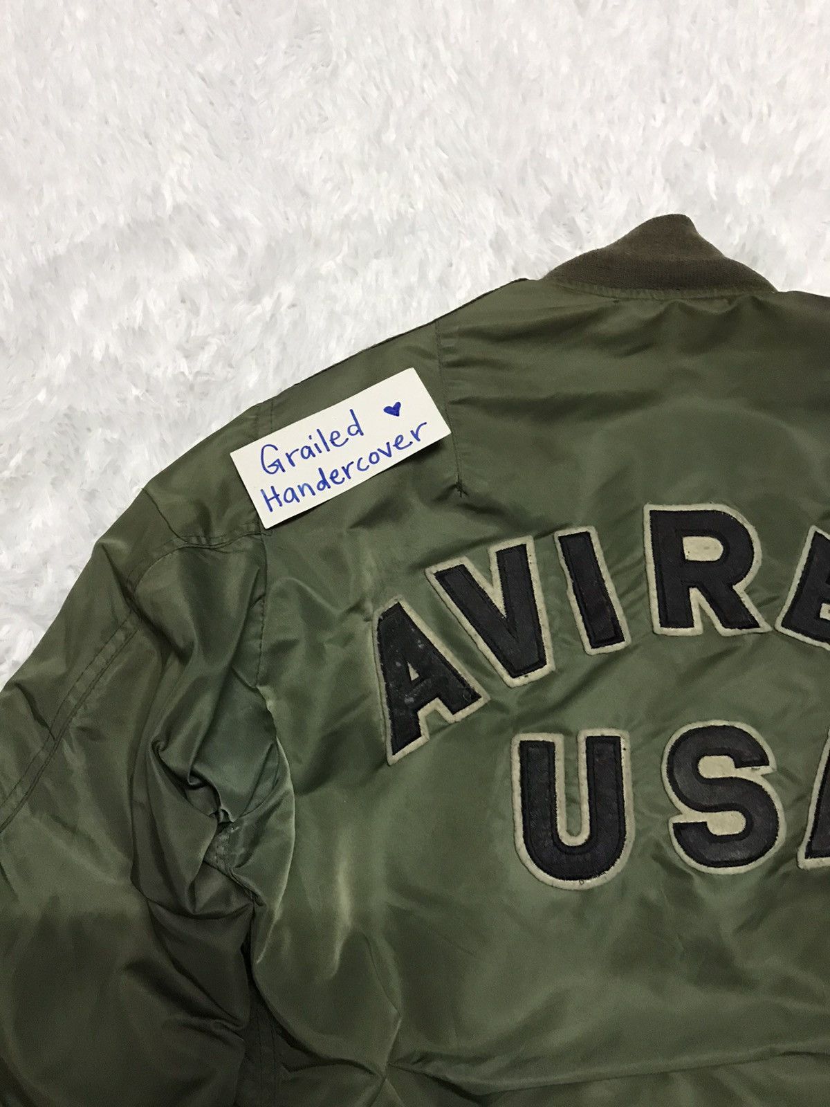 Avirex Vtg Avirex MA-1 Flight Bomber Jacket Embroidery Made in Usa Size US M / EU 48-50 / 2 - 9 Thumbnail