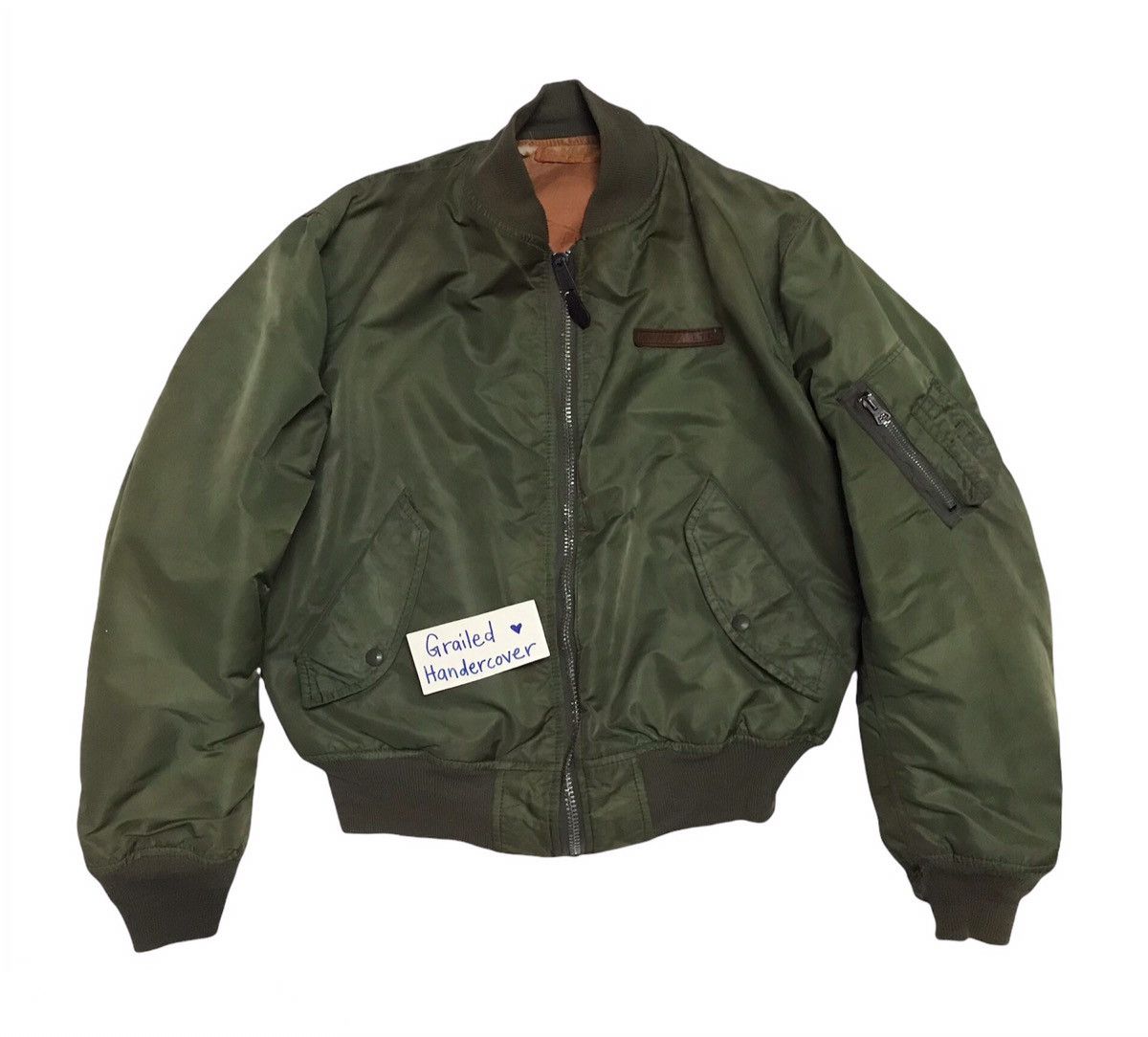 Avirex Vtg Avirex MA-1 Flight Bomber Jacket Embroidery Made in Usa Size US M / EU 48-50 / 2 - 2 Thumbnail