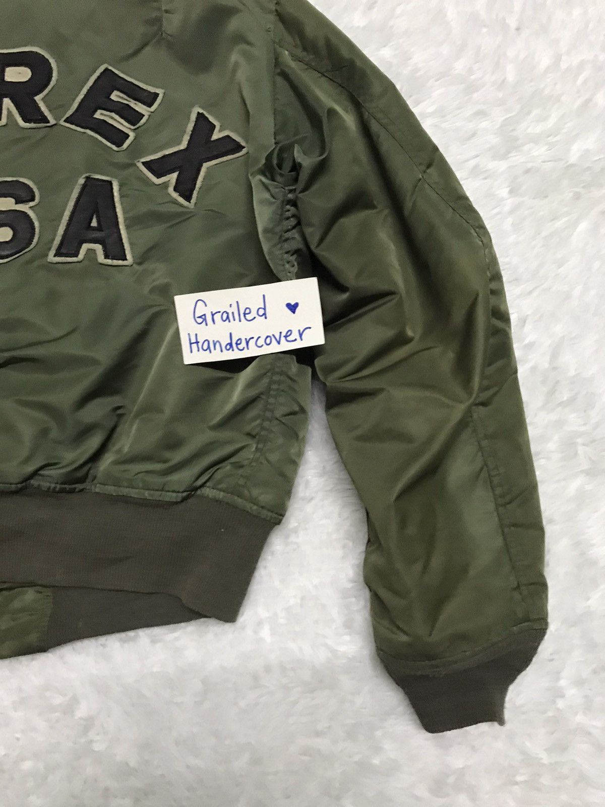 Avirex Vtg Avirex MA-1 Flight Bomber Jacket Embroidery Made in Usa Size US M / EU 48-50 / 2 - 12 Thumbnail