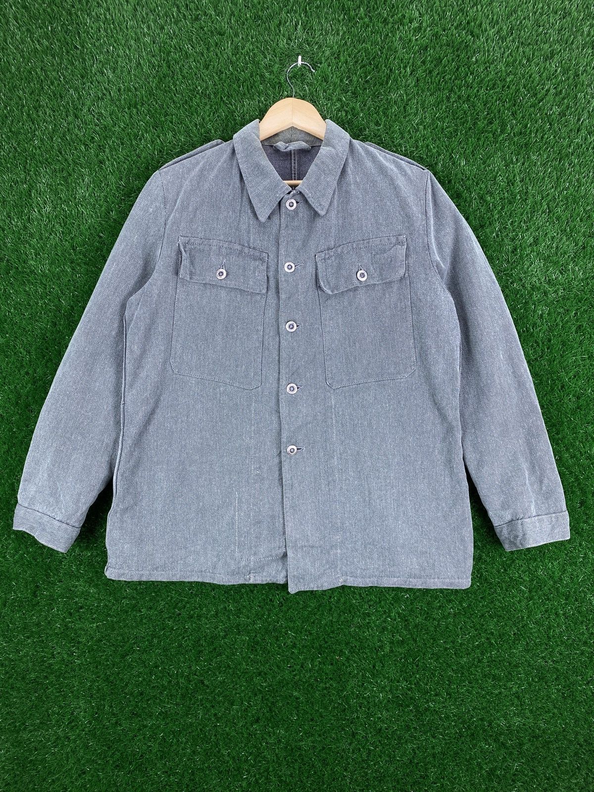 Vintage Vintage Swedish Army Winter Field Jacket Size US L / EU 52-54 / 3 - 1 Thumbnail