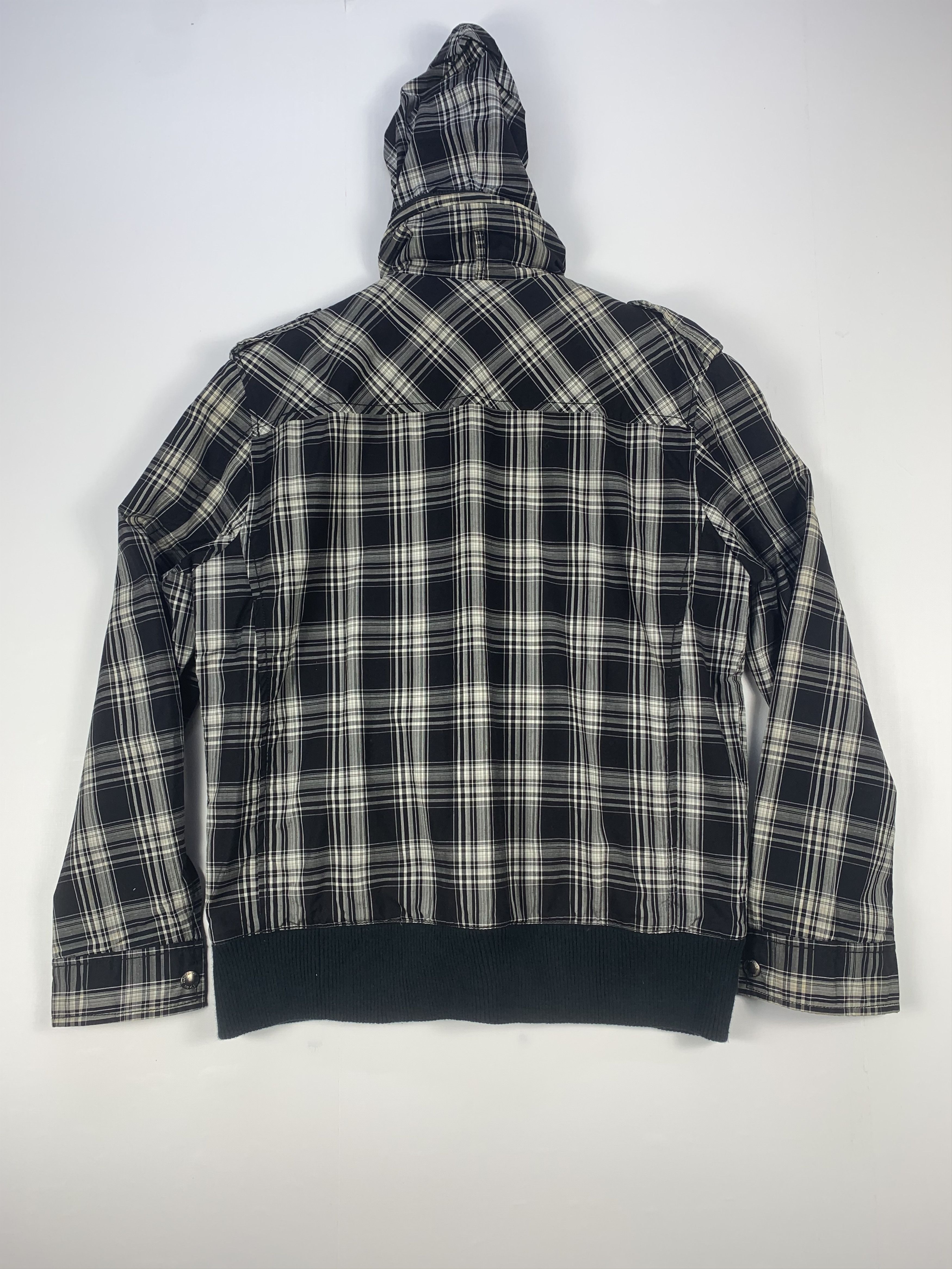 Comme Ca Ism × Japanese Brand × Vintage Vintage Jacket Comme Ca Ism Scottish Fabric Zipper Hoodie Size US M / EU 48-50 / 2 - 6 Thumbnail