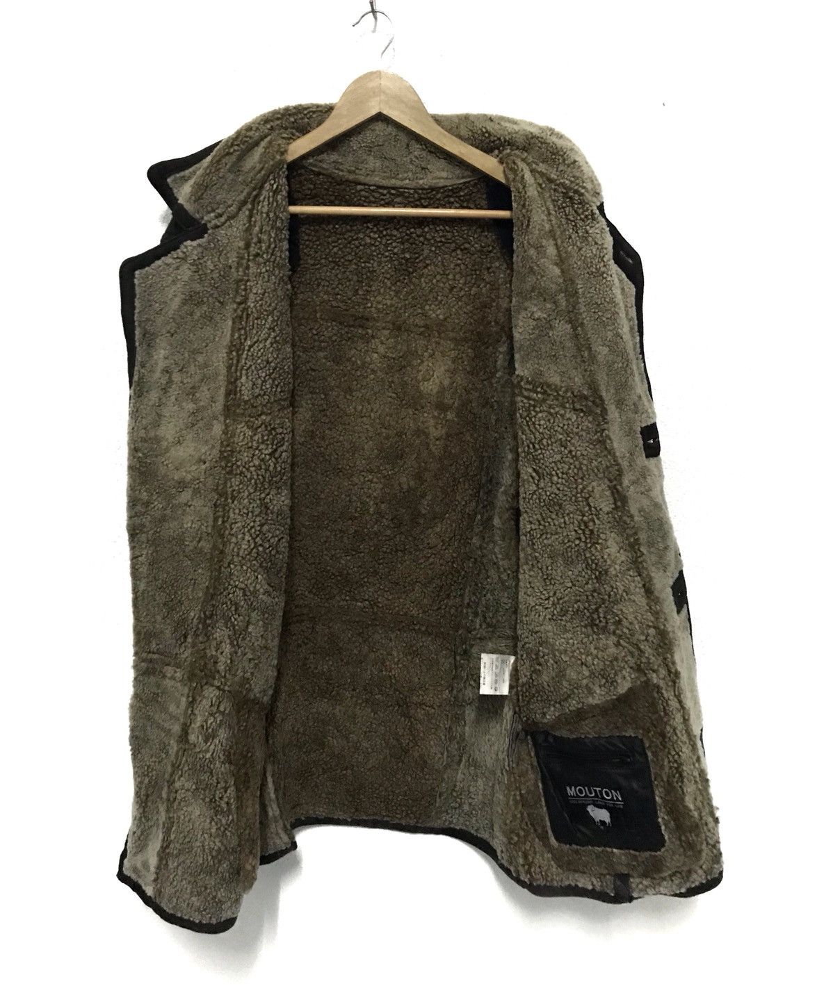 Vintage Mouton Genuine Lamb Skin Leather Jacket Fur Lining Size US M / EU 48-50 / 2 - 3 Thumbnail