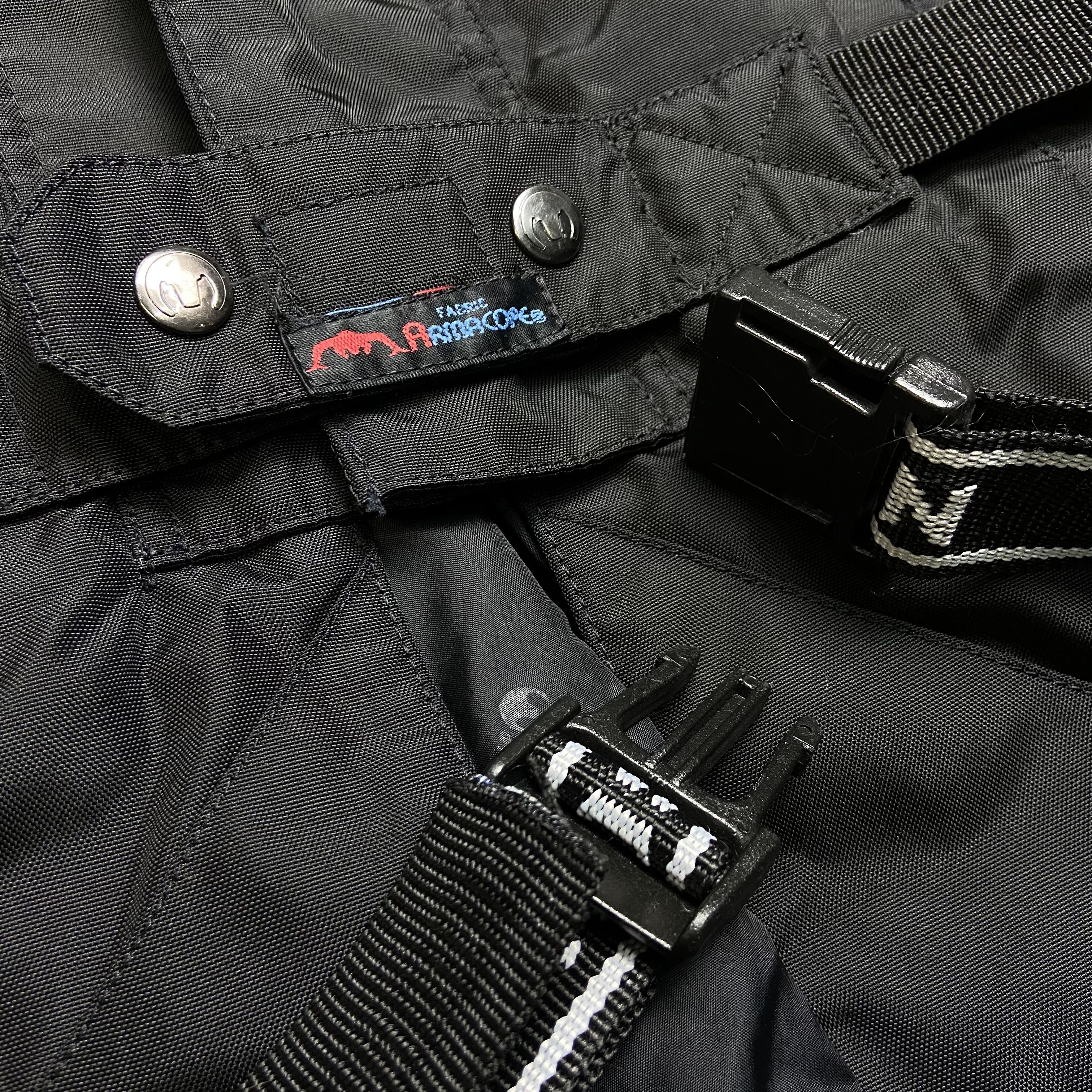 Vintage 1980s BULLSON ARCHIVE EXCELLENT BONDAGE BIKER JACKET № 2019 Size US L / EU 52-54 / 3 - 10 Thumbnail