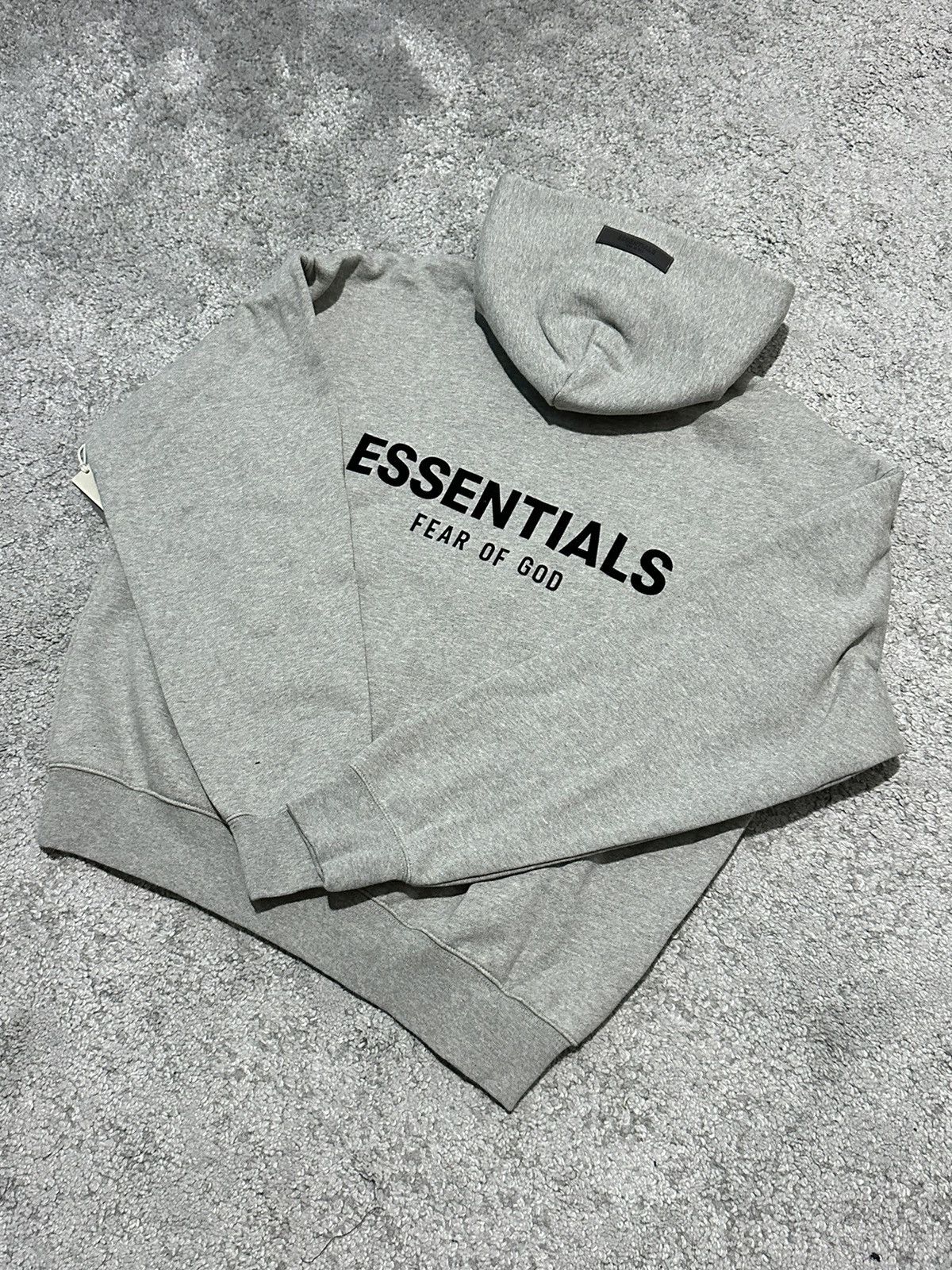 Essentials Fear of god essentials dark heather oatmeal hoodie Size US XXL / EU 58 / 5 - 1 Thumbnail