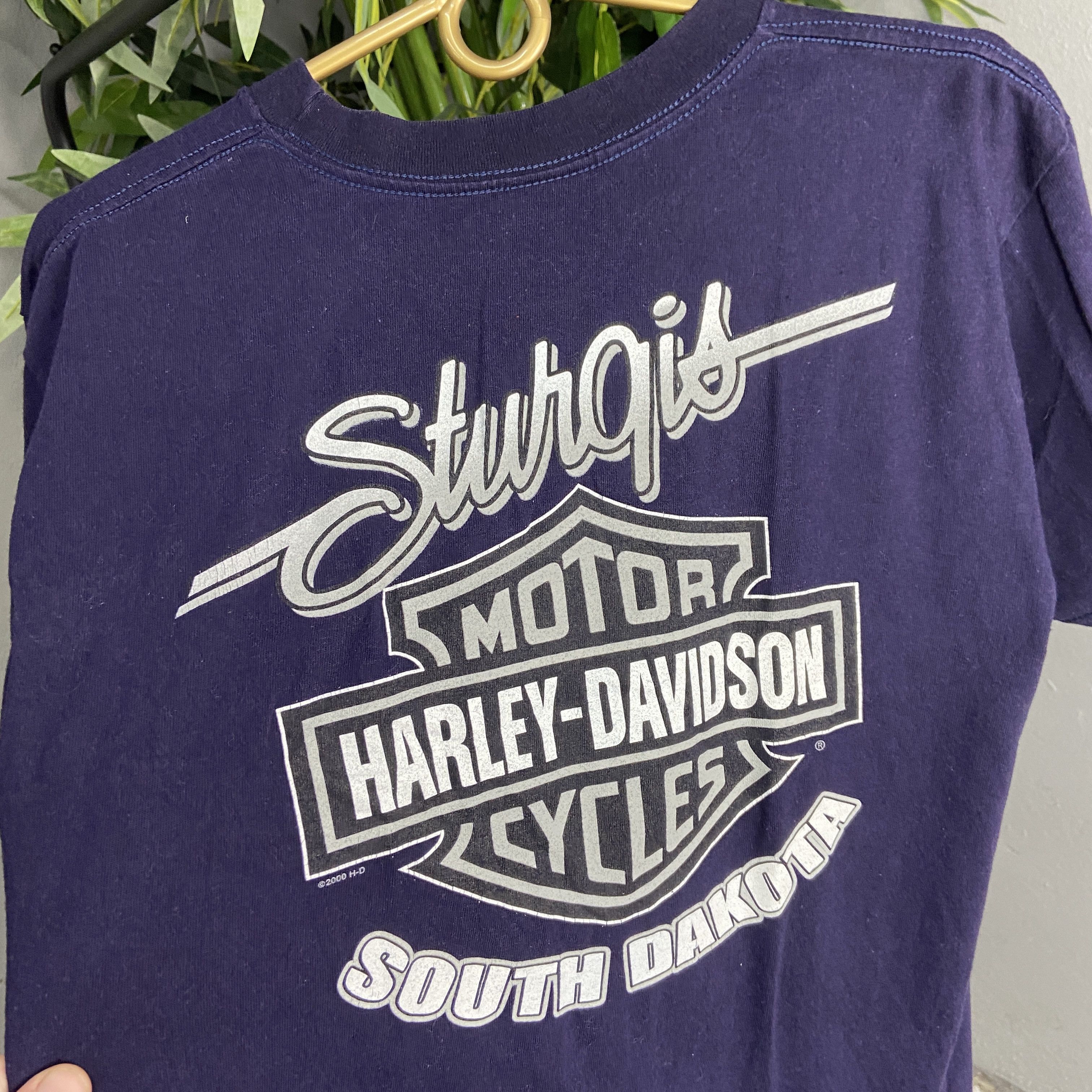 Harley Davidson 2000s HARLEY DAVIDSON ARCHIVE STURGIS SUN FADED TEE - 609 Size US L / EU 52-54 / 3 - 4 Thumbnail