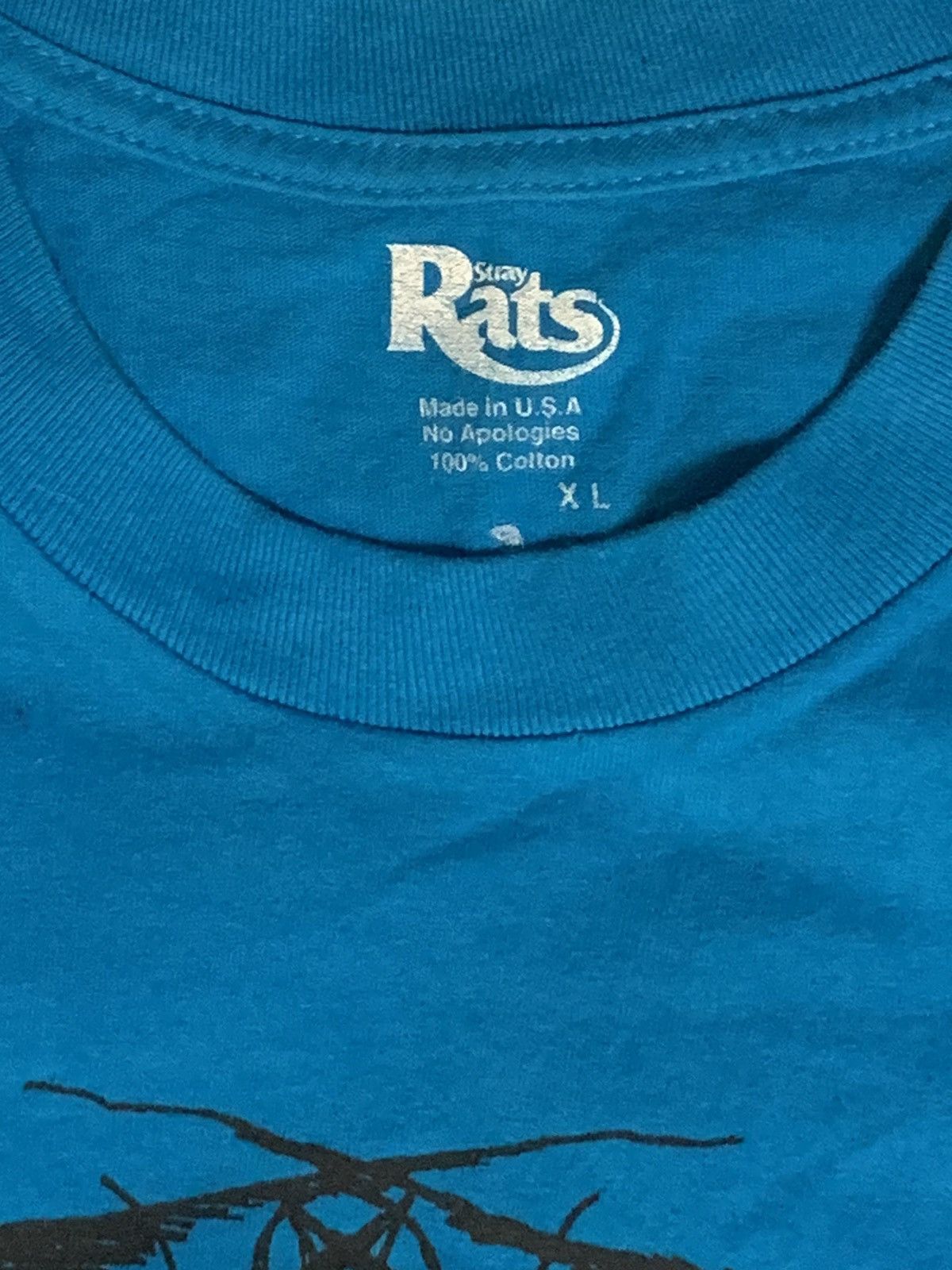 Stray Rats Stray Rats tropical black metal tee Size US XL / EU 56 / 4 - 3 Thumbnail
