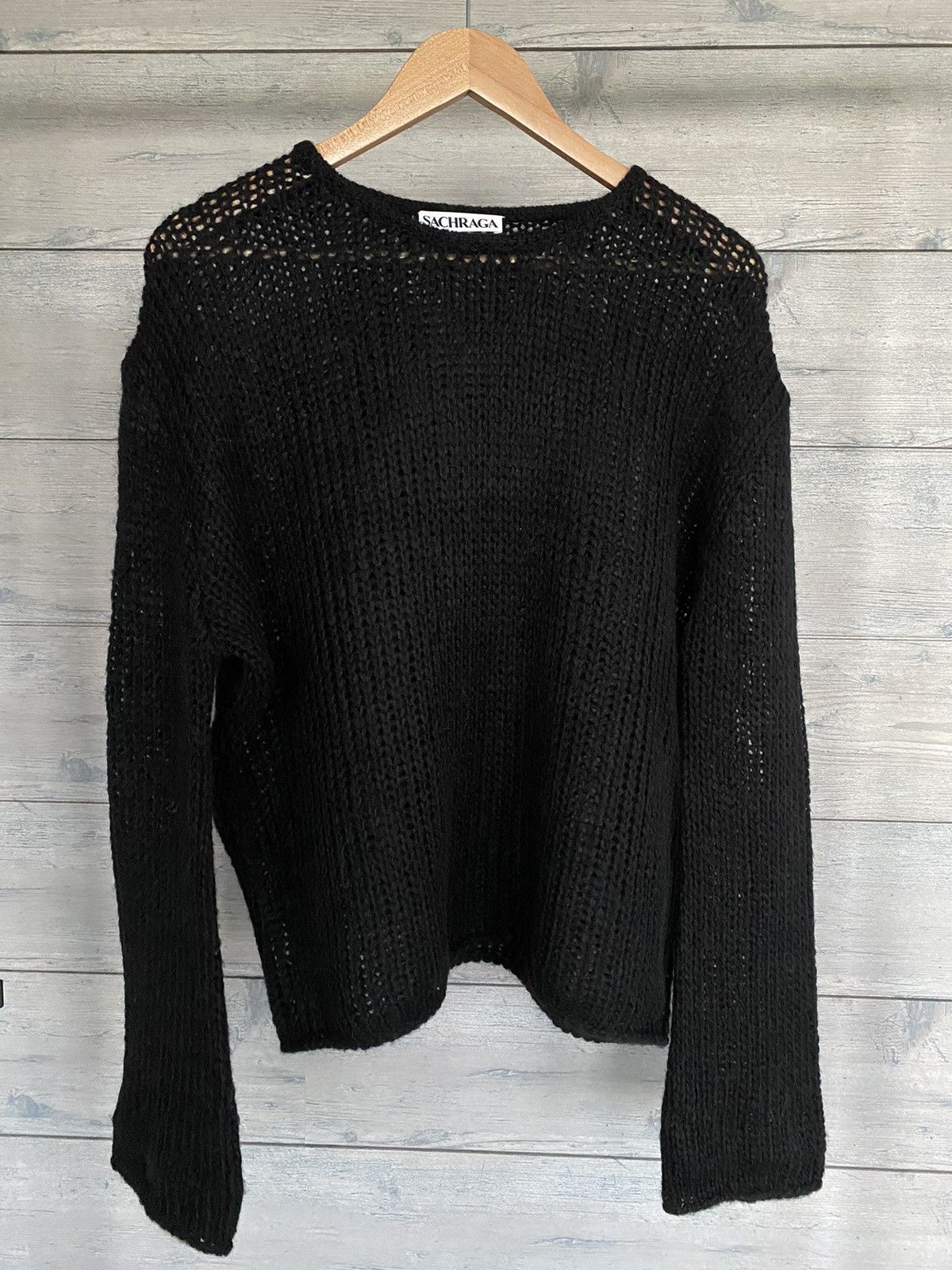Vintage | Mohair Black Rib Knit – studiolab404.com