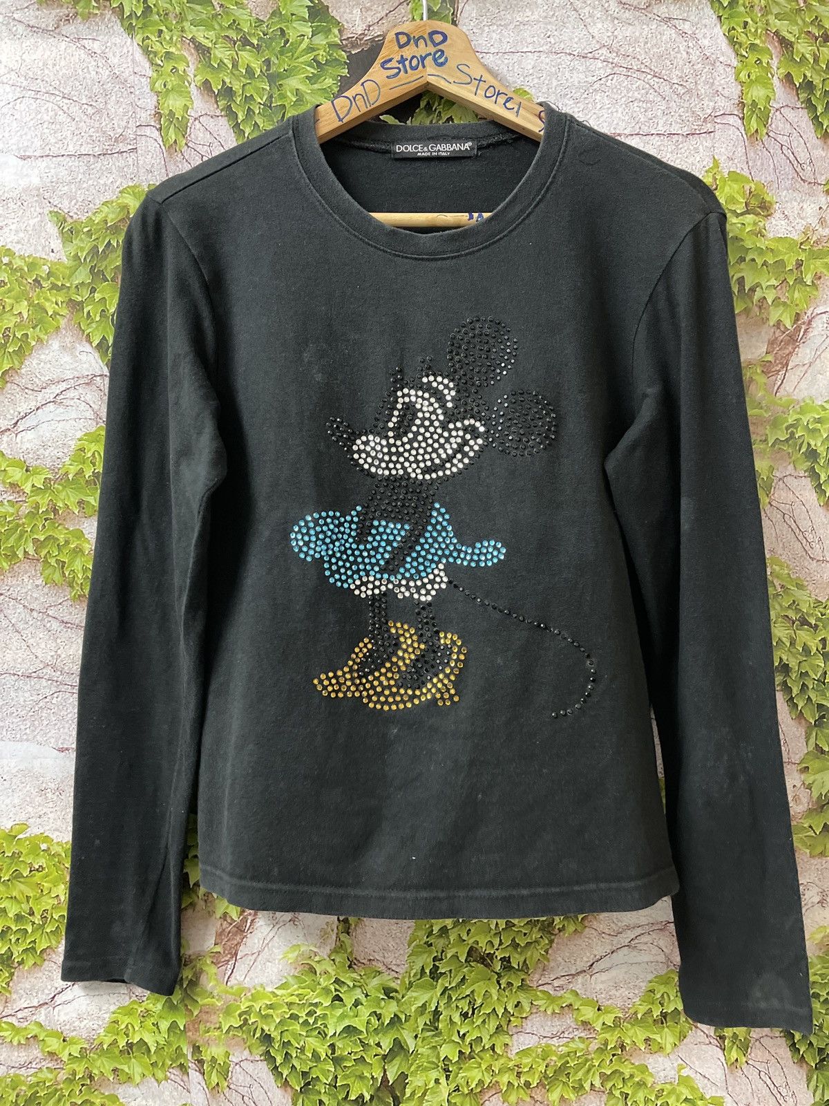 Dolce and Gabbana x Disney Long selling sleeve Top