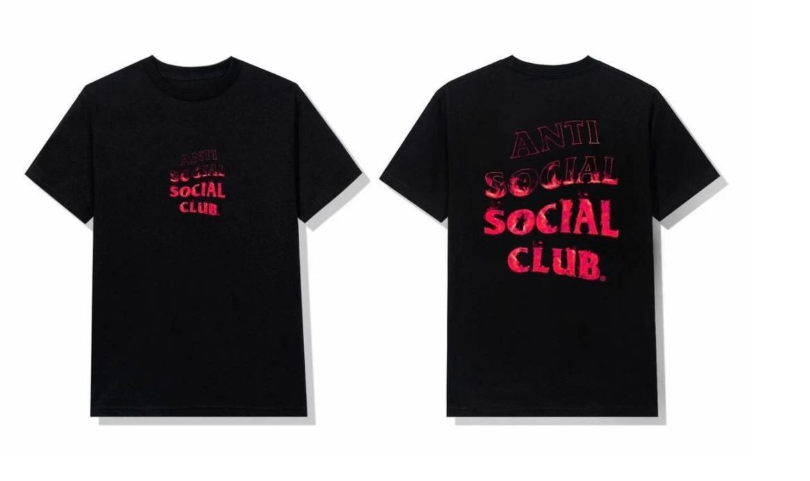 DS Anti social social club A Fire Inside Tee ASSC DS New