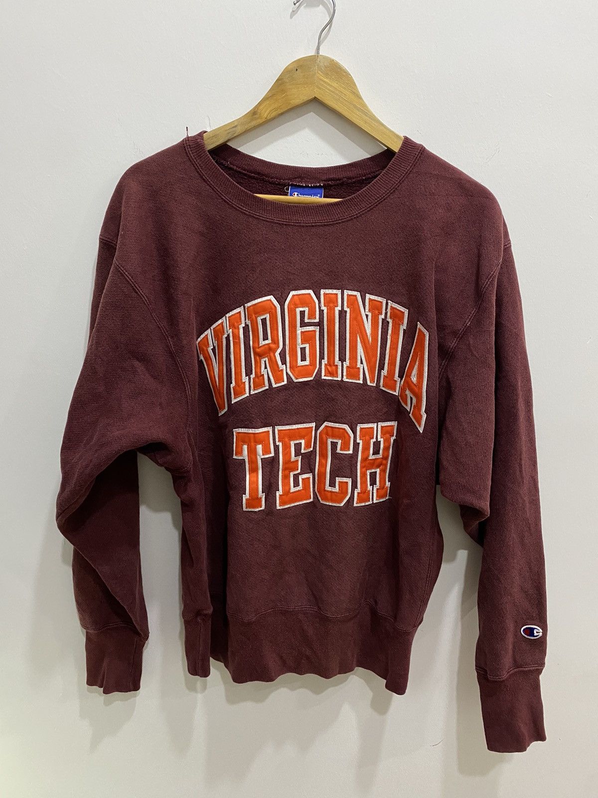 Champion × Vintage Vintage 90’s Virginia Tech Champion Reverse Weave Sweatshirt Size US M / EU 48-50 / 2 - 6 Thumbnail