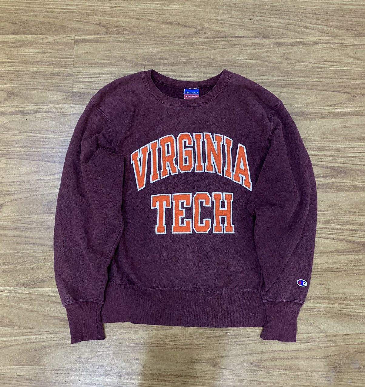Champion × Vintage Vintage 90’s Virginia Tech Champion Reverse Weave Sweatshirt Size US M / EU 48-50 / 2 - 7 Thumbnail