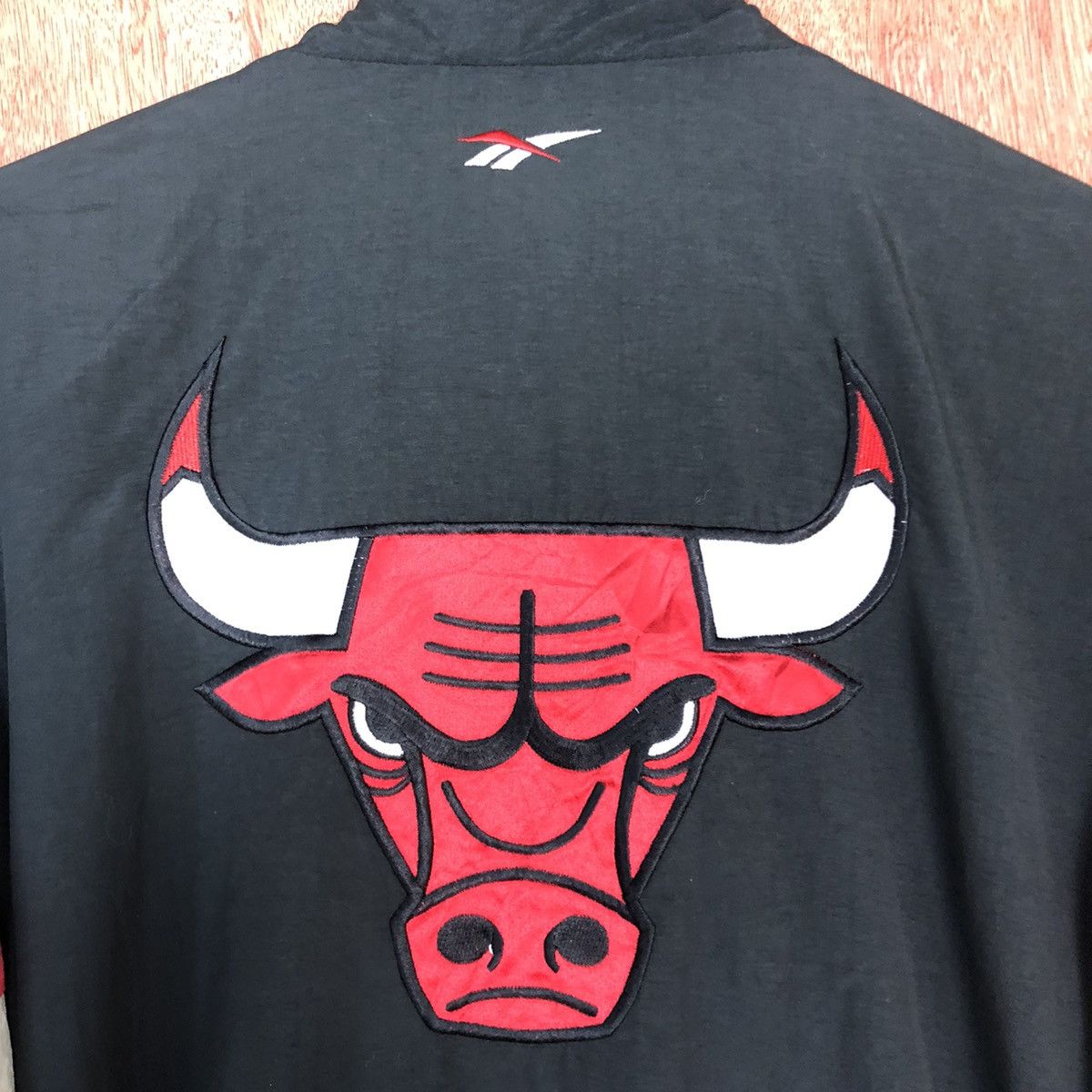 NBA × Reebok Vintage 90s Chicago Bulls Reebok Windbreaker Size US L / EU 52-54 / 3 - 17 Thumbnail