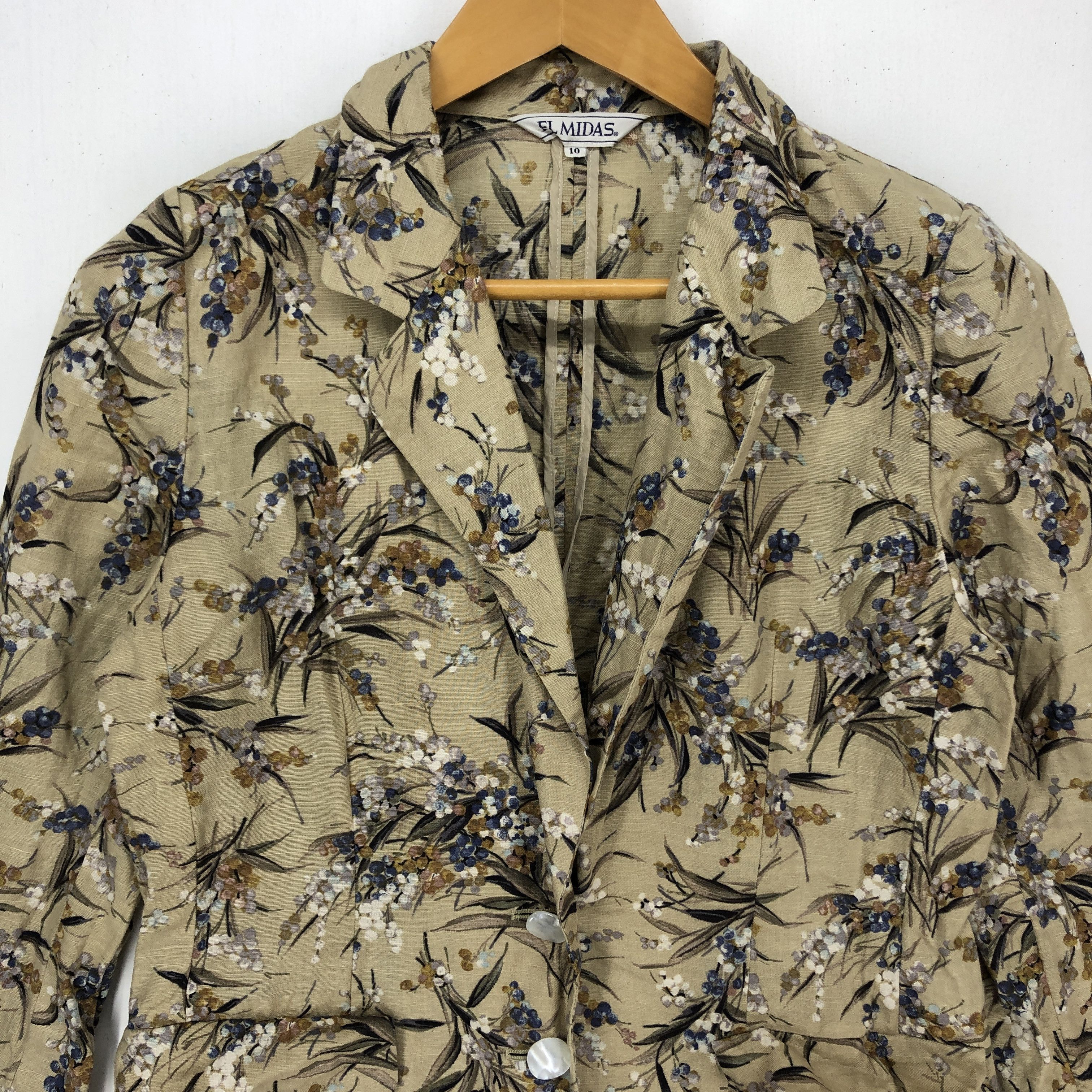 Japanese Brand ELMIDAS Casual Jacket #1596-60 Size S / US 4 / IT 40 - 2 Thumbnail