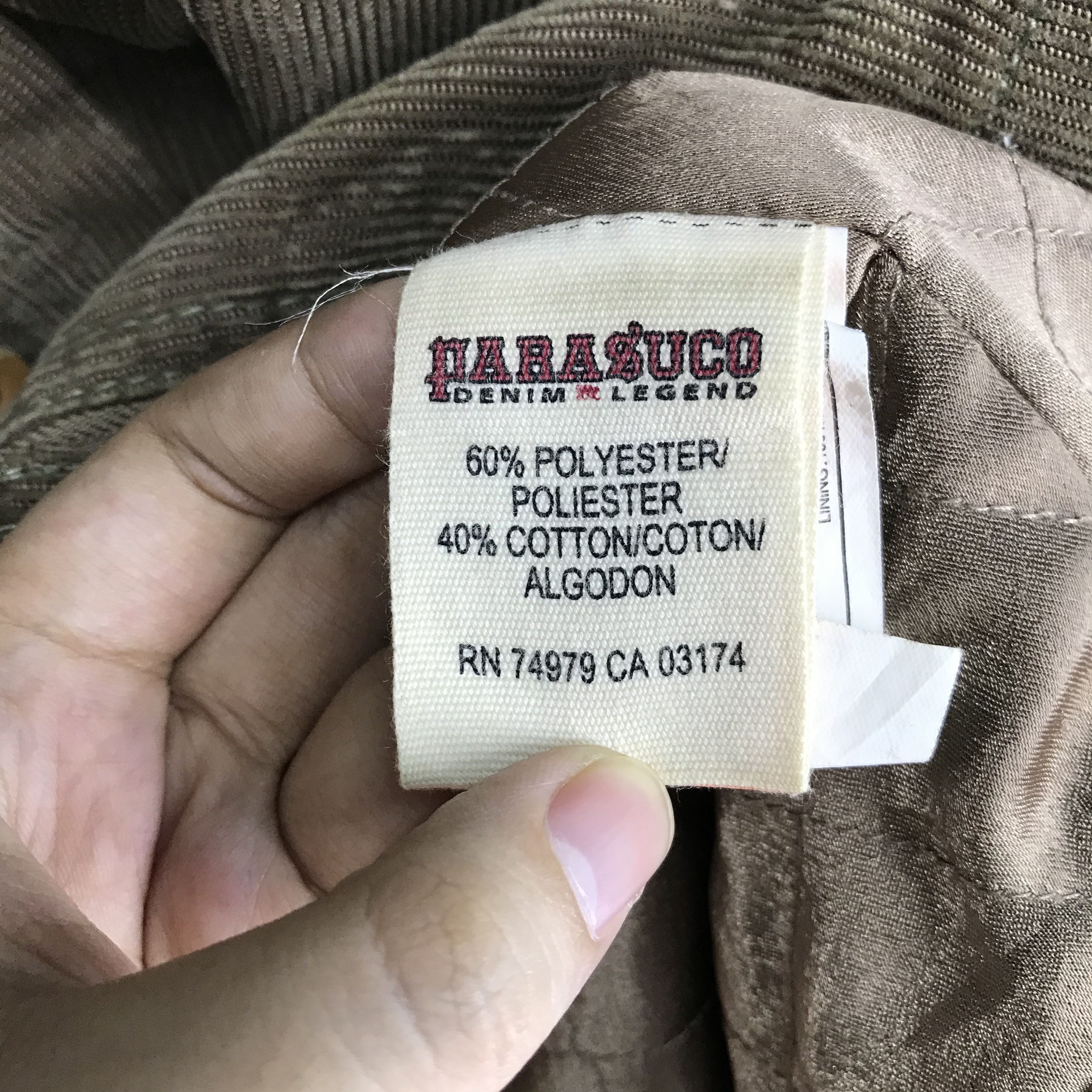 Other PARABUCO DENIM LEGEND Corduroy Jacket #2432-84 Size XS / US 0-2 / IT 36-38 - 8 Thumbnail