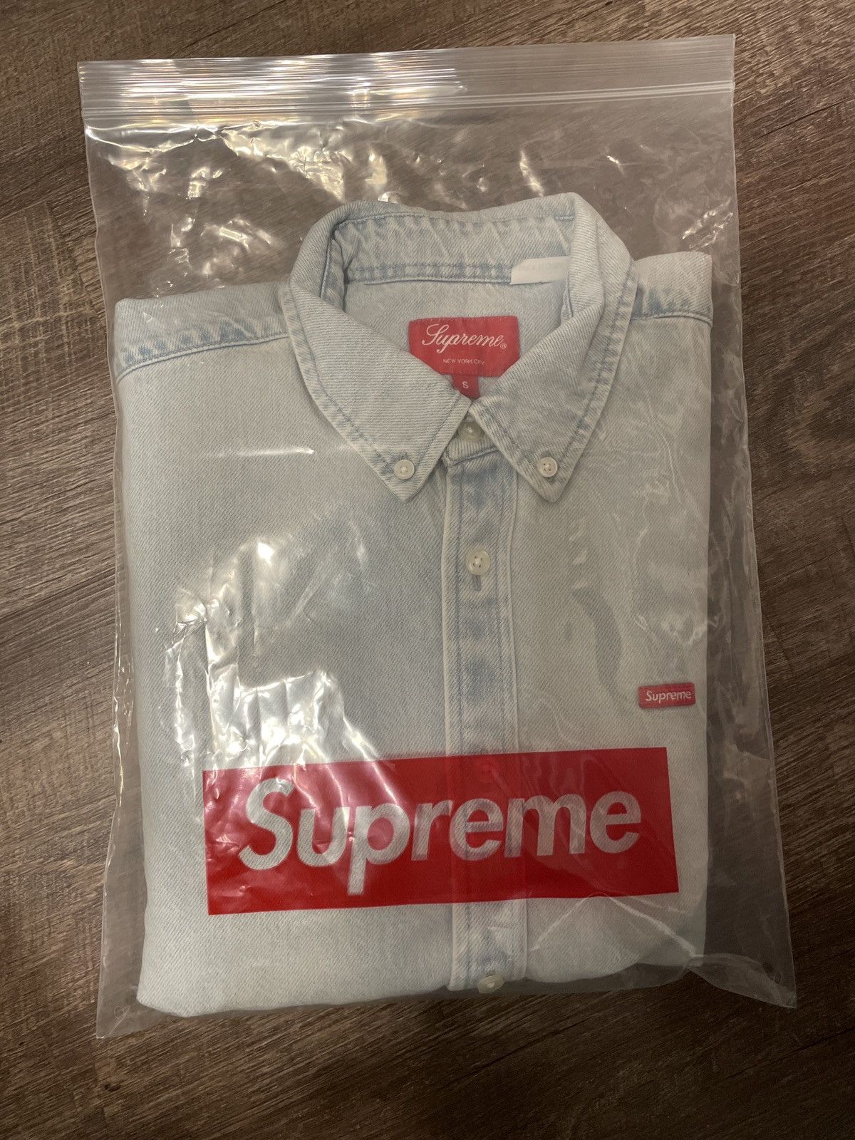 Supreme Supreme Small Box Shirt Denim | Grailed