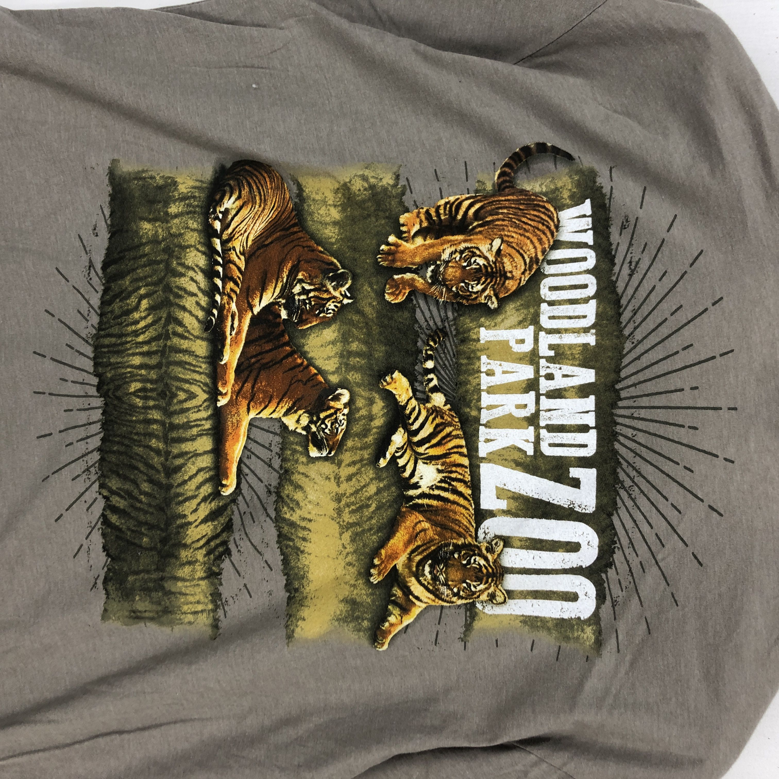 Woodlands WOODLAND PARK ZOO Crew Neck T Shirt #1628-60 Size US XL / EU 56 / 4 - 2 Thumbnail