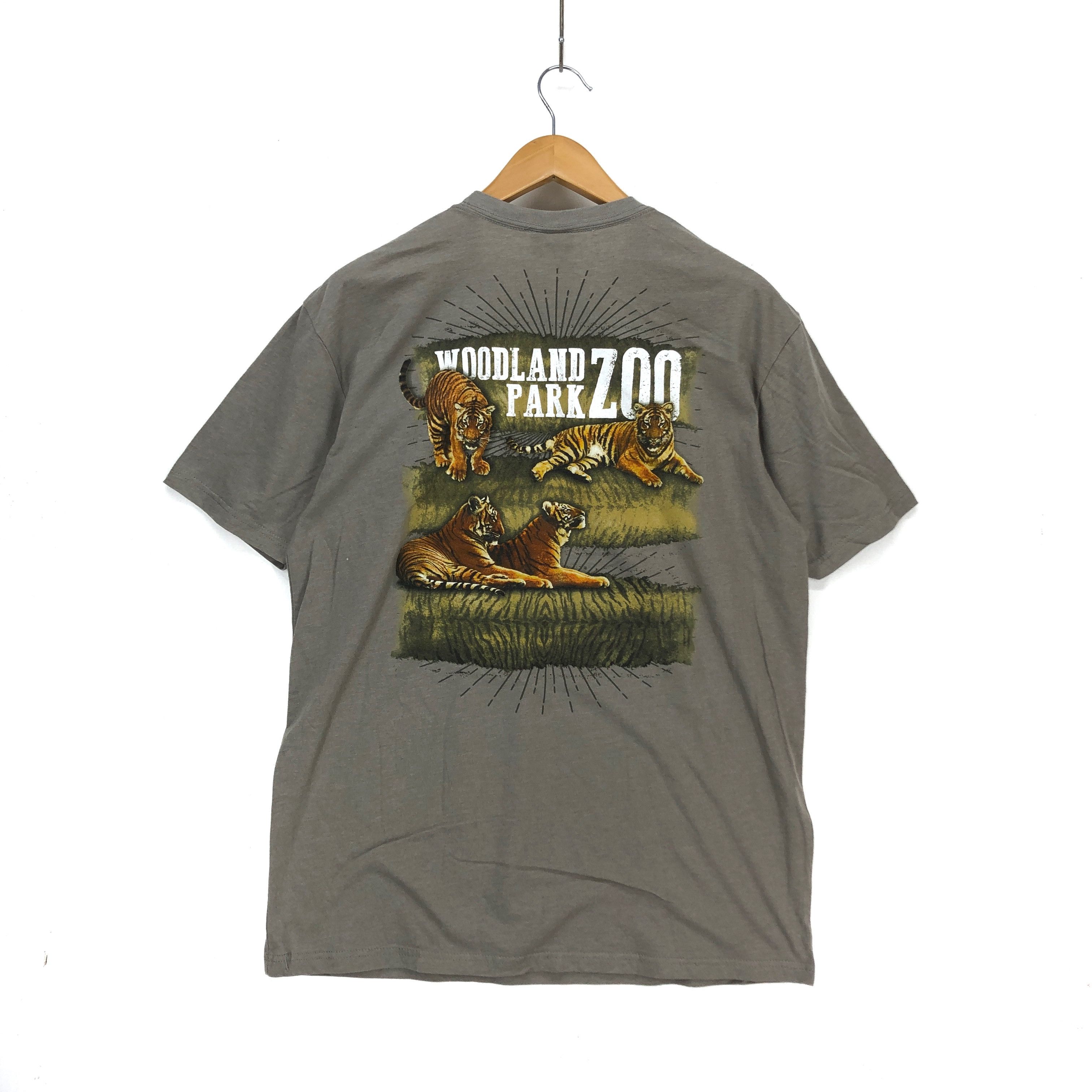Woodlands WOODLAND PARK ZOO Crew Neck T Shirt #1628-60 Size US XL / EU 56 / 4 - 1 Thumbnail