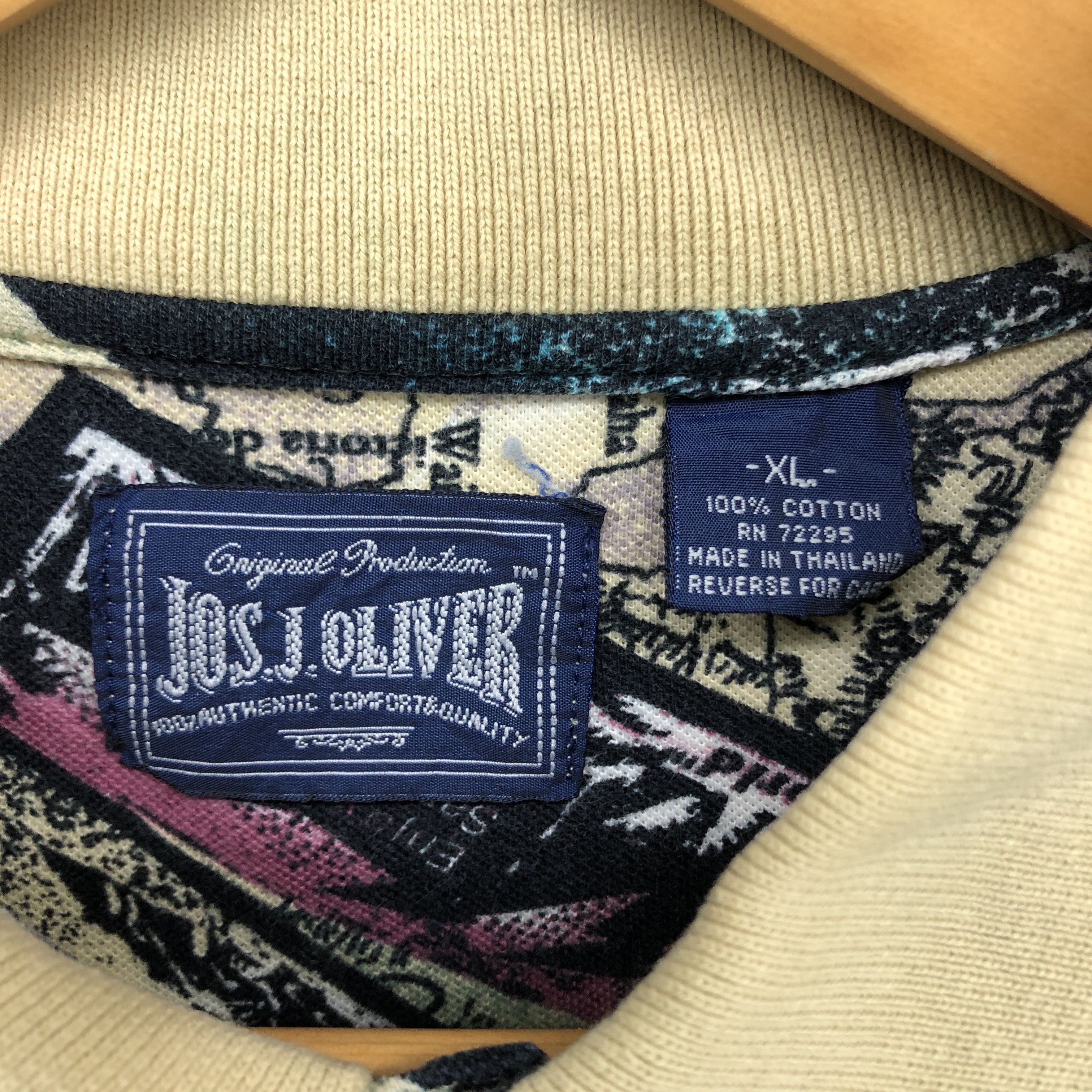 Other JOS J OLIVER Island Cafe Polo T Shirt #1278-44 Size US XL / EU 56 / 4 - 4 Thumbnail