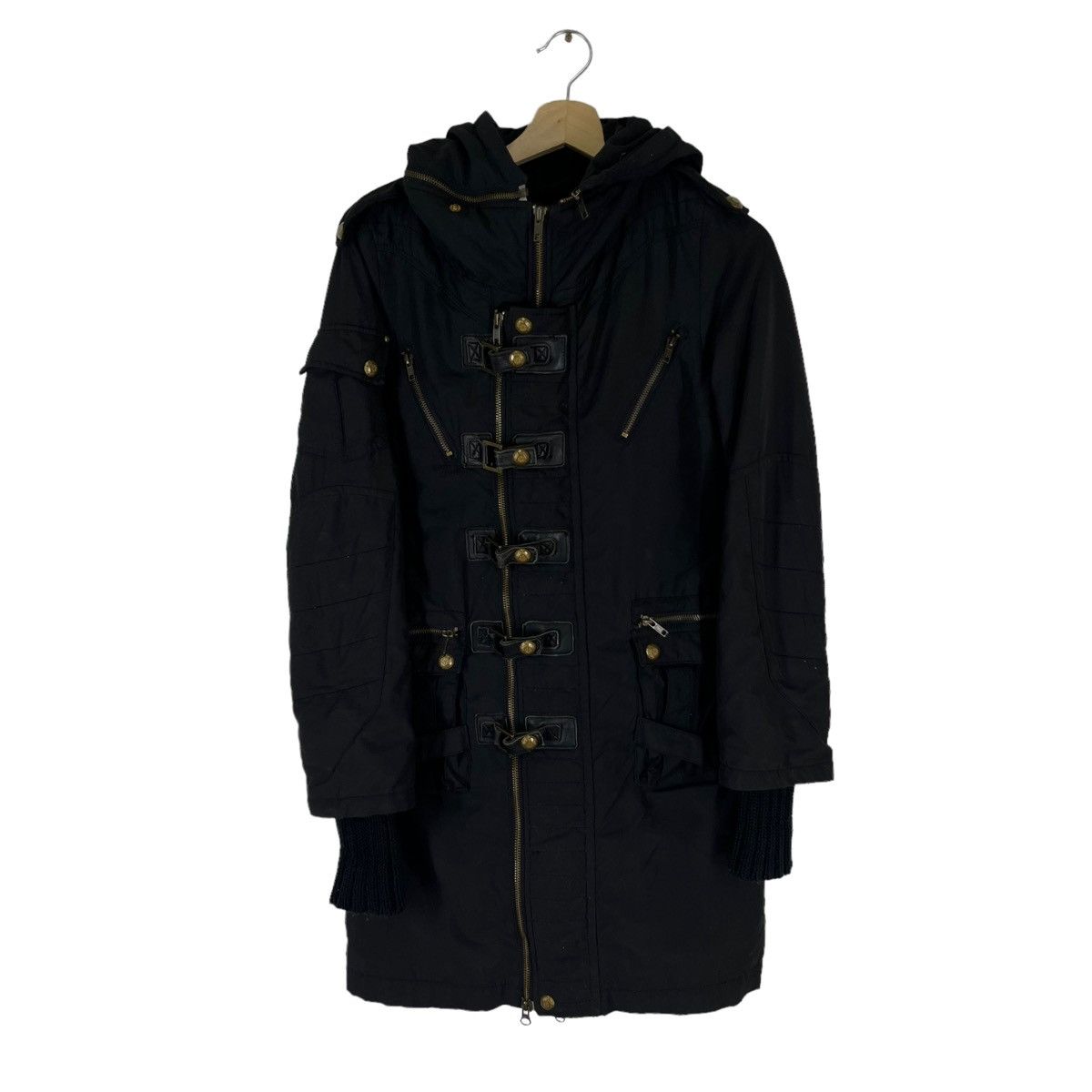 Japanese Brand LONG JACKET PUNK STYLE PARACHITE BIKER SLY JAPAN Size US S / EU 44-46 / 1 - 1 Thumbnail