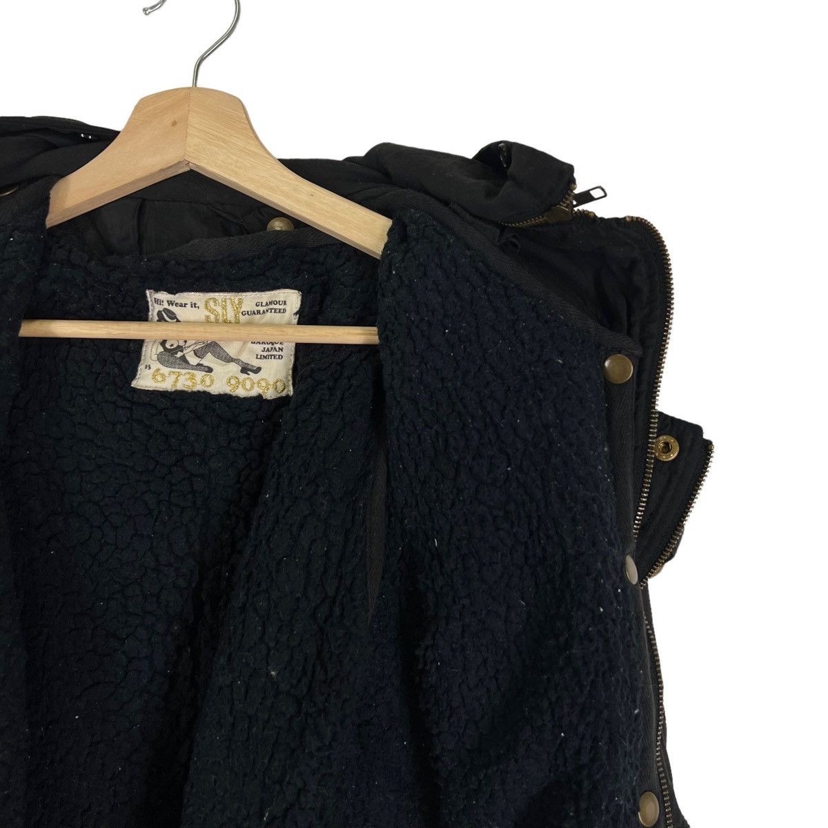 Japanese Brand LONG JACKET PUNK STYLE PARACHITE BIKER SLY JAPAN Size US S / EU 44-46 / 1 - 13 Thumbnail