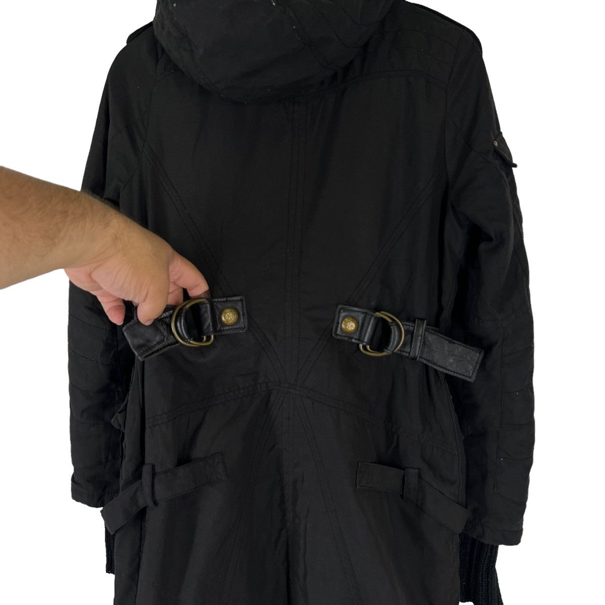 Japanese Brand LONG JACKET PUNK STYLE PARACHITE BIKER SLY JAPAN Size US S / EU 44-46 / 1 - 9 Thumbnail