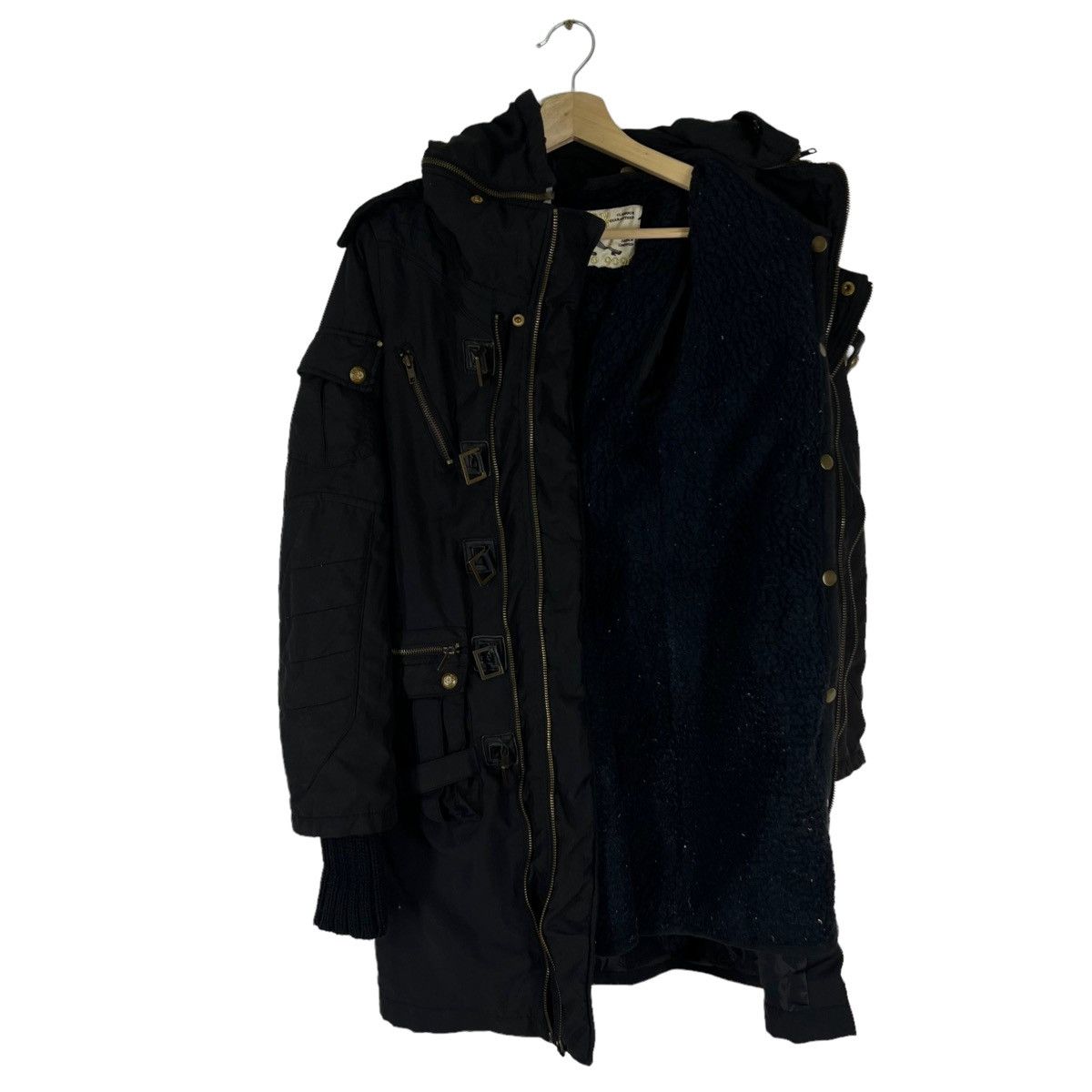 Japanese Brand LONG JACKET PUNK STYLE PARACHITE BIKER SLY JAPAN Size US S / EU 44-46 / 1 - 11 Thumbnail