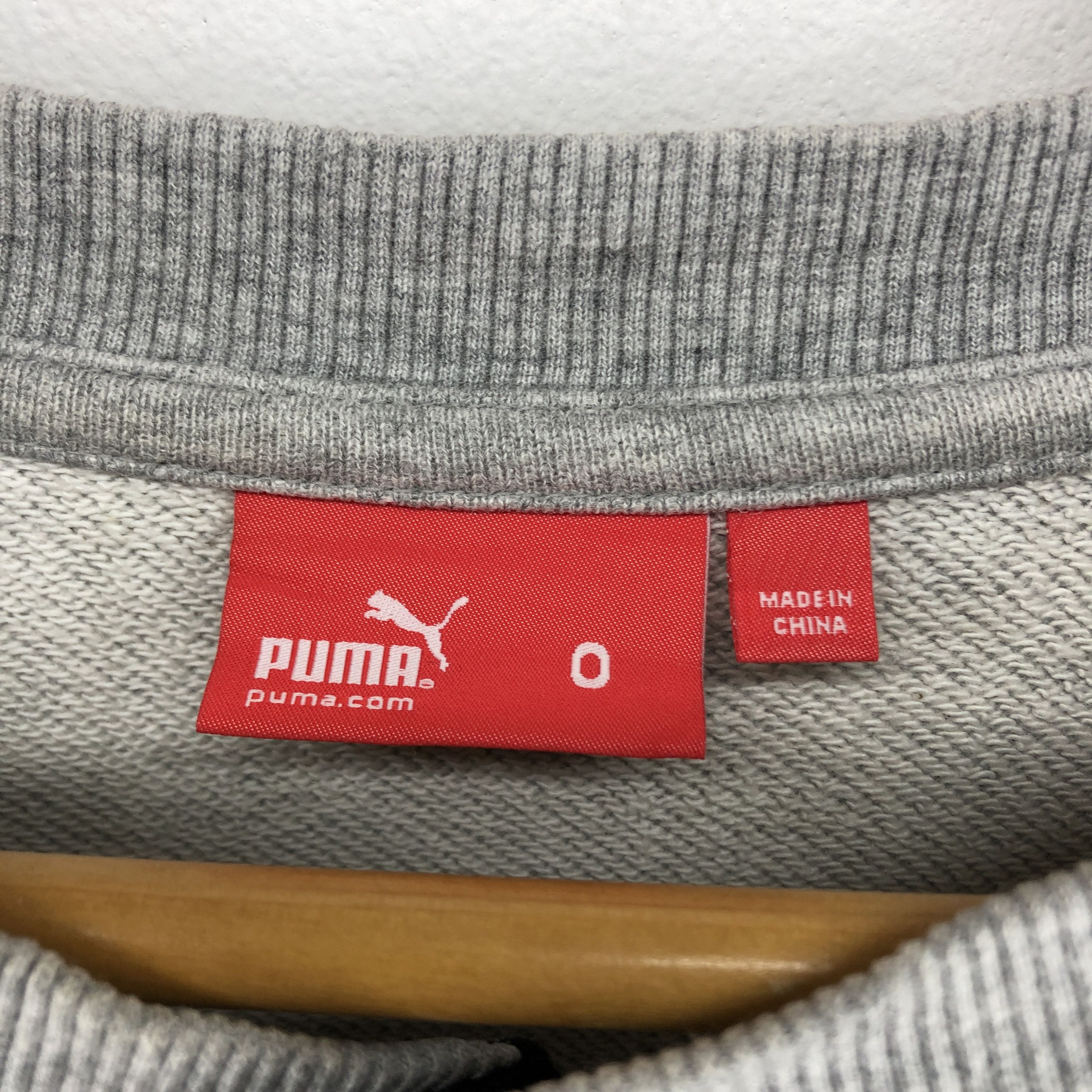 Puma PUMA Button Crew Neck Sweatshirt #2603-93 Size US M / EU 48-50 / 2 - 6 Thumbnail