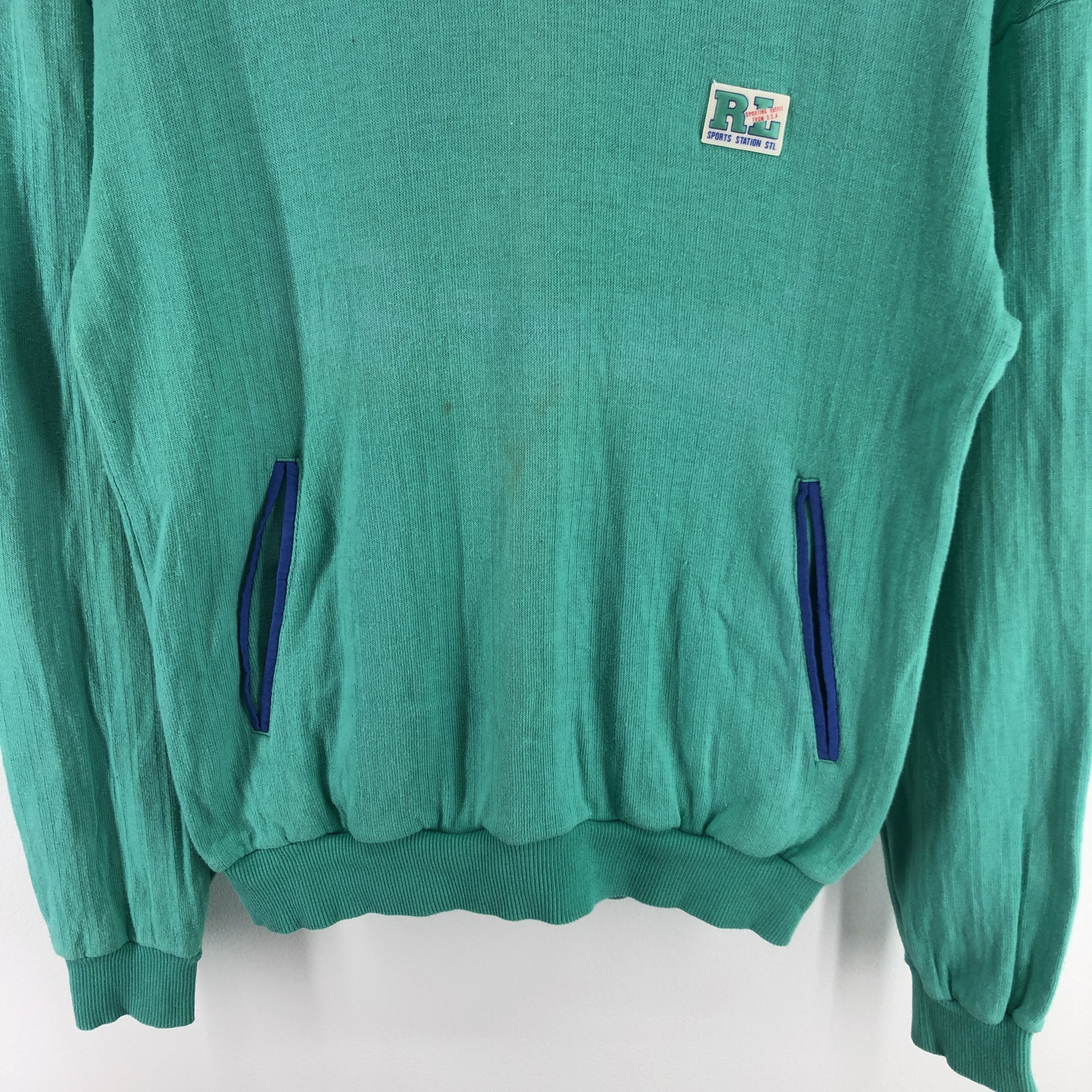 Vintage Vintage RAWLINGS Crew Neck Sweatshirt #2606-93 Size US S / EU 44-46 / 1 - 2 Thumbnail