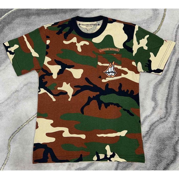 Chrome Hearts Matty Boy Caution T-shirt Camo Men's - US