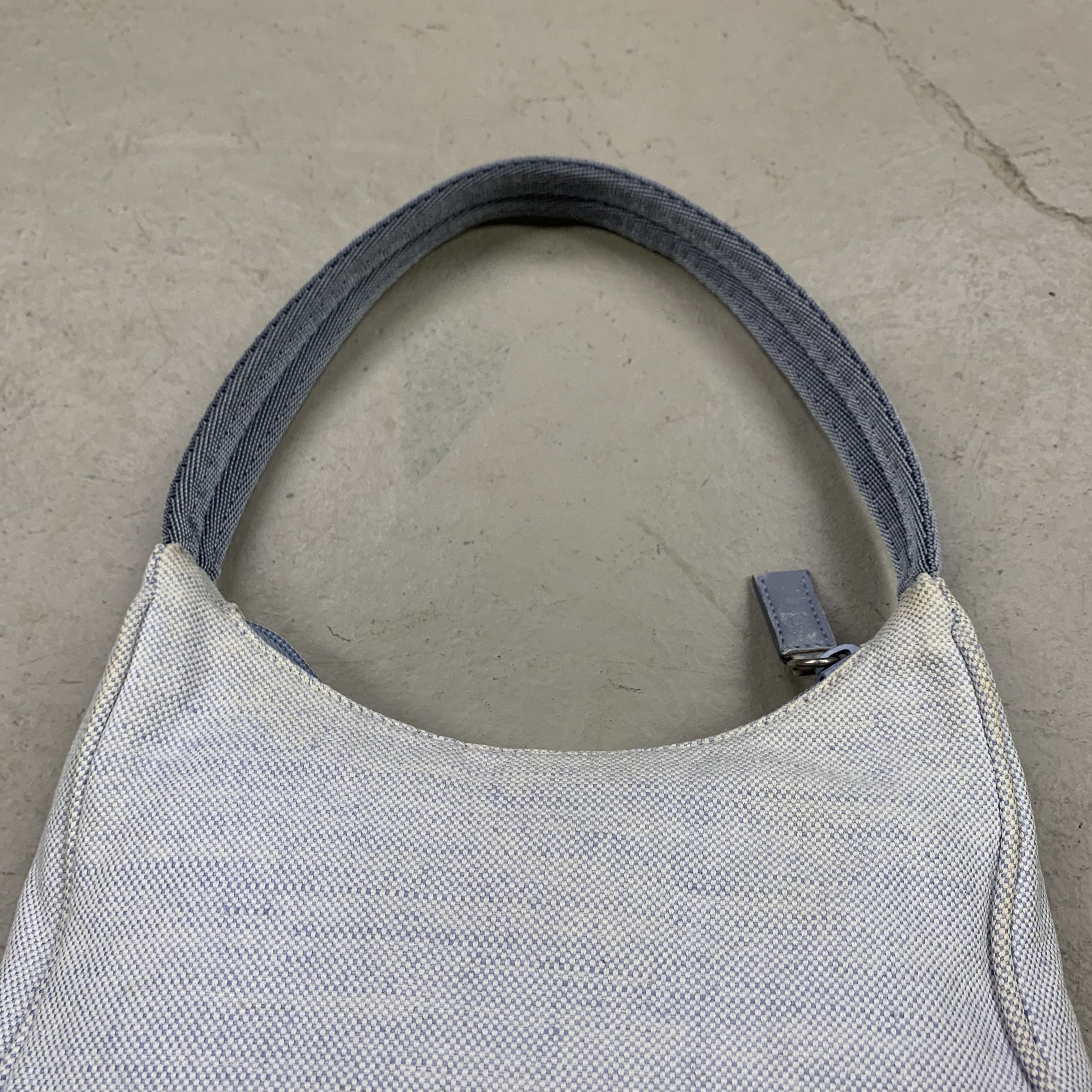 Prada 1999 Canvas Purse / Top Handle / Shoulder Bag Size ONE SIZE - 5 Thumbnail