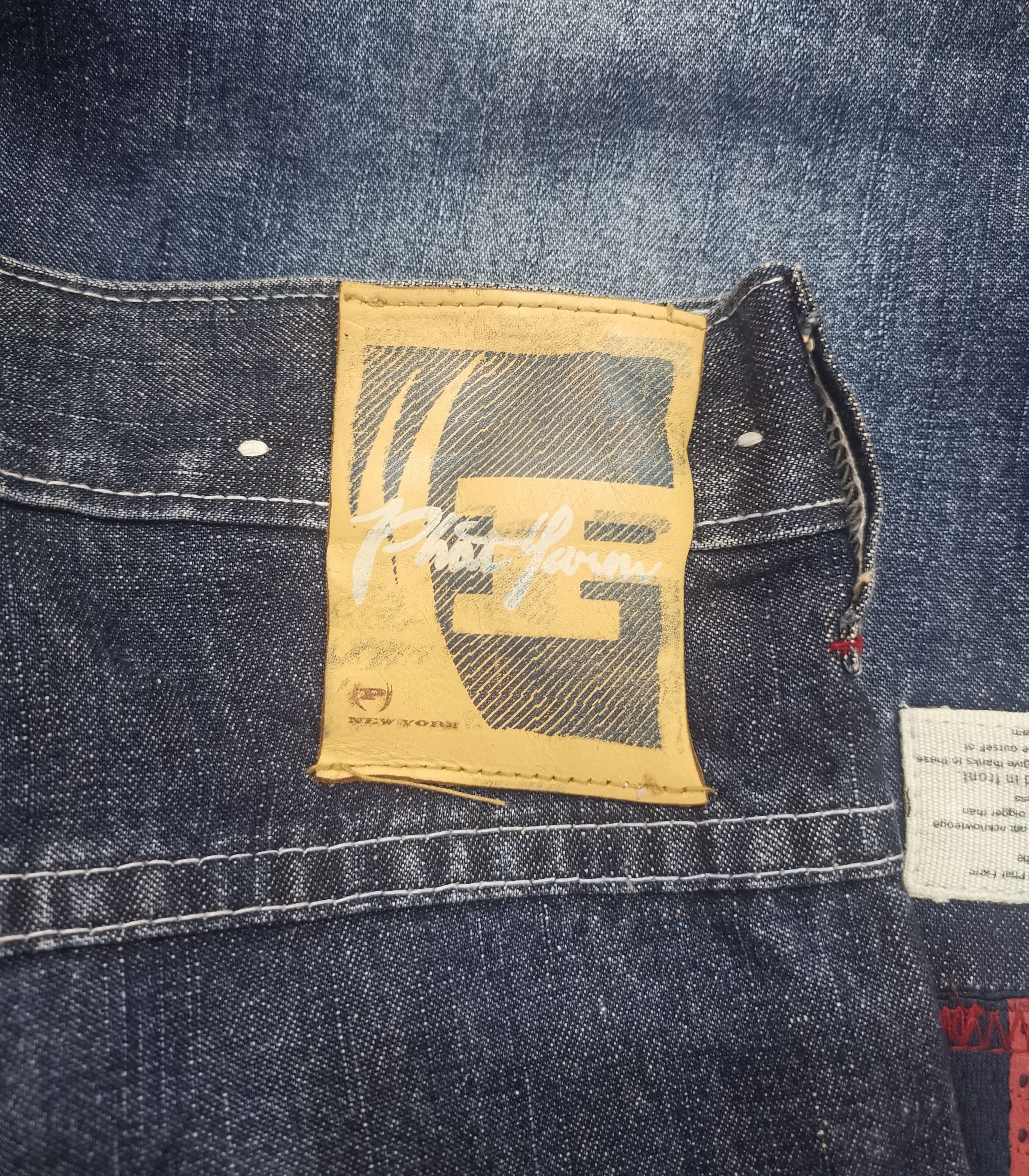 Phat Farm × Vintage Vintage Phat Farm Baggy Jeans x Streetwear Size US 38 / EU 54 - 6 Thumbnail
