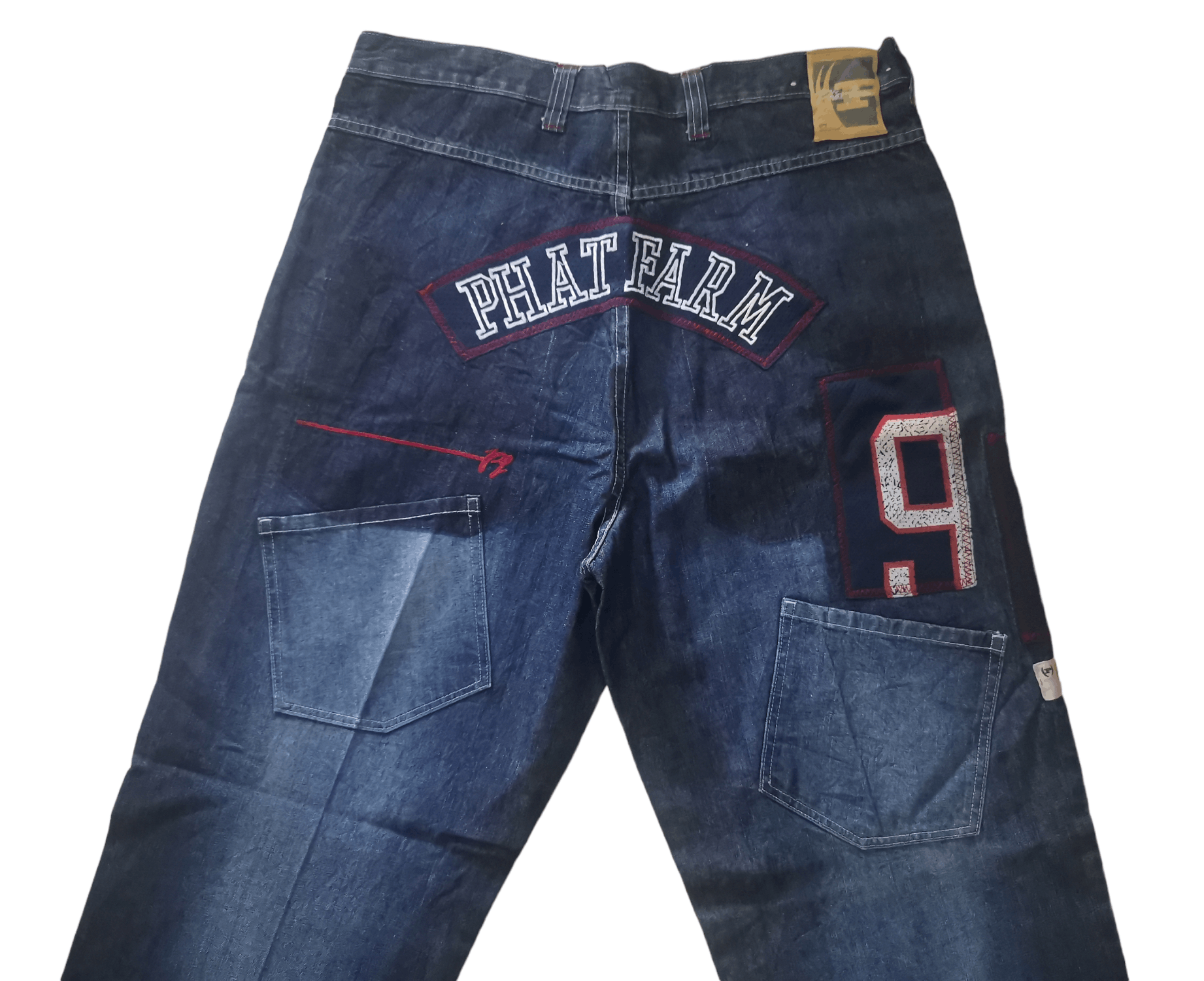 Phat Farm × Vintage Vintage Phat Farm Baggy Jeans x Streetwear Size US 38 / EU 54 - 3 Thumbnail
