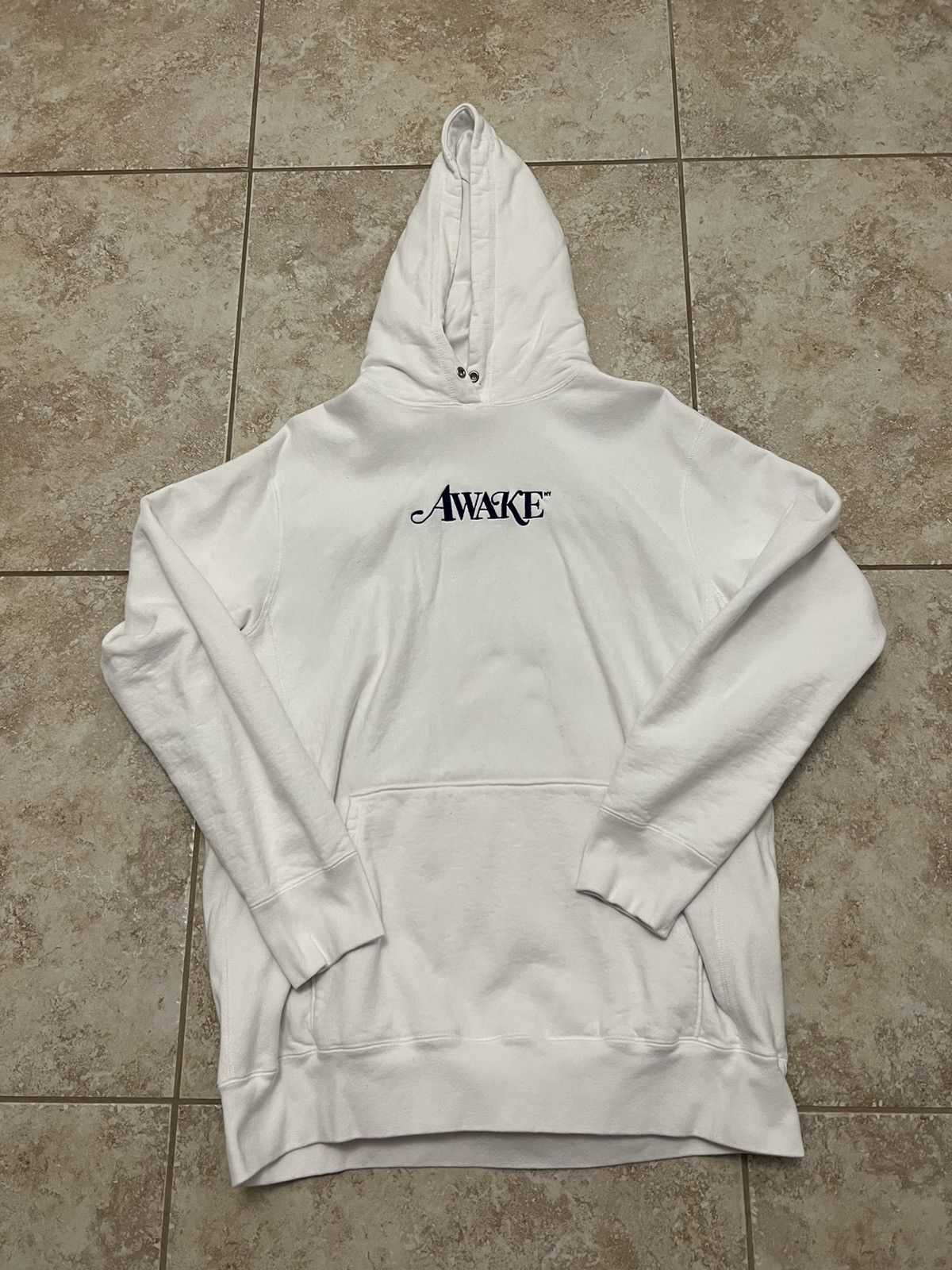 image of Awake Hoodie in White, Men's (Size XL)