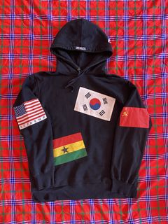 Supreme Flags Hoodie | Grailed