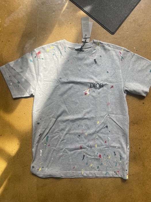 Dior Dior Paint Splatter T-Shirt | Grailed