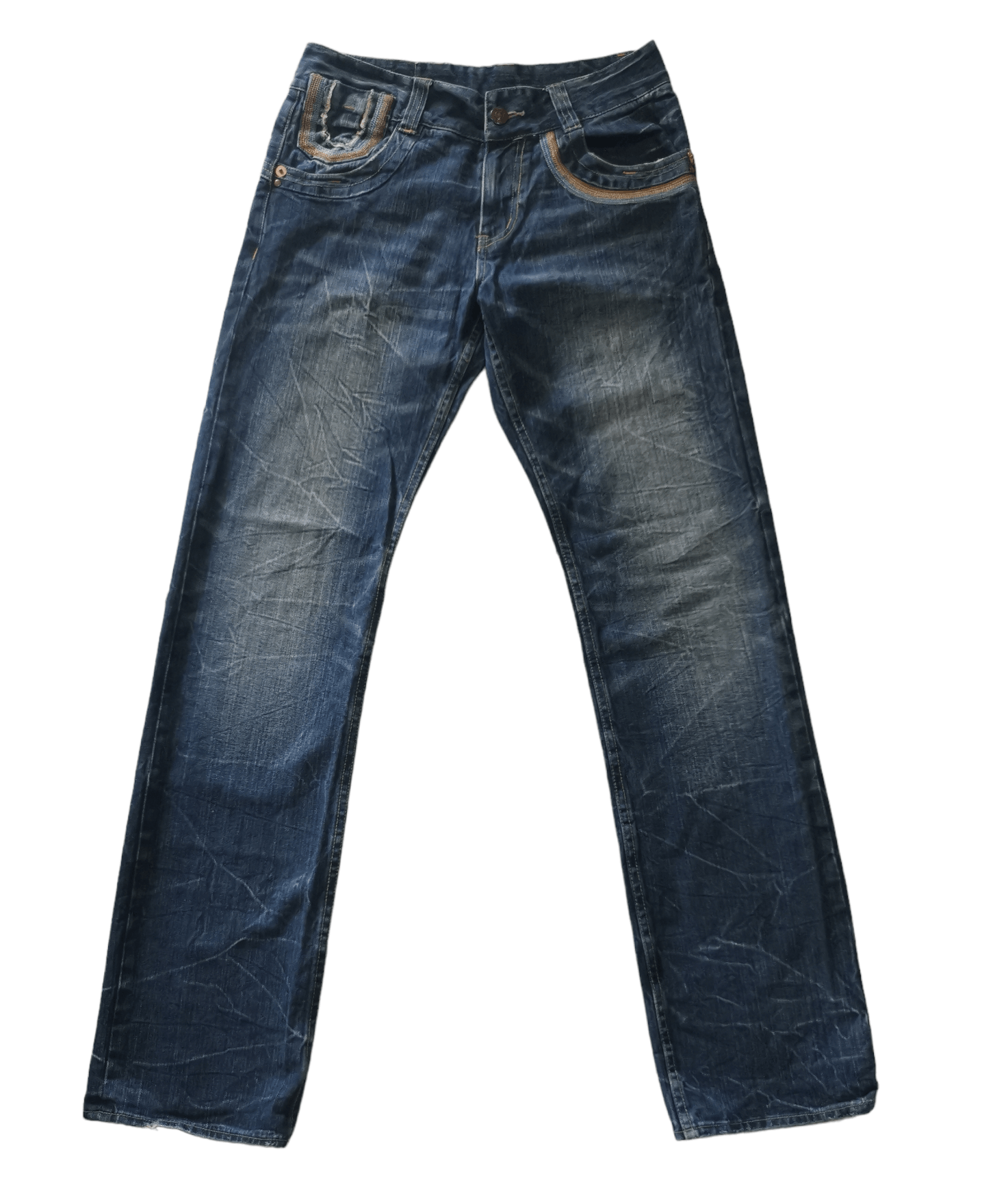 Japanese Brand Saucn Bon Lighting Denim With Nice Pocket Design Size US 30 / EU 46 - 1 Thumbnail