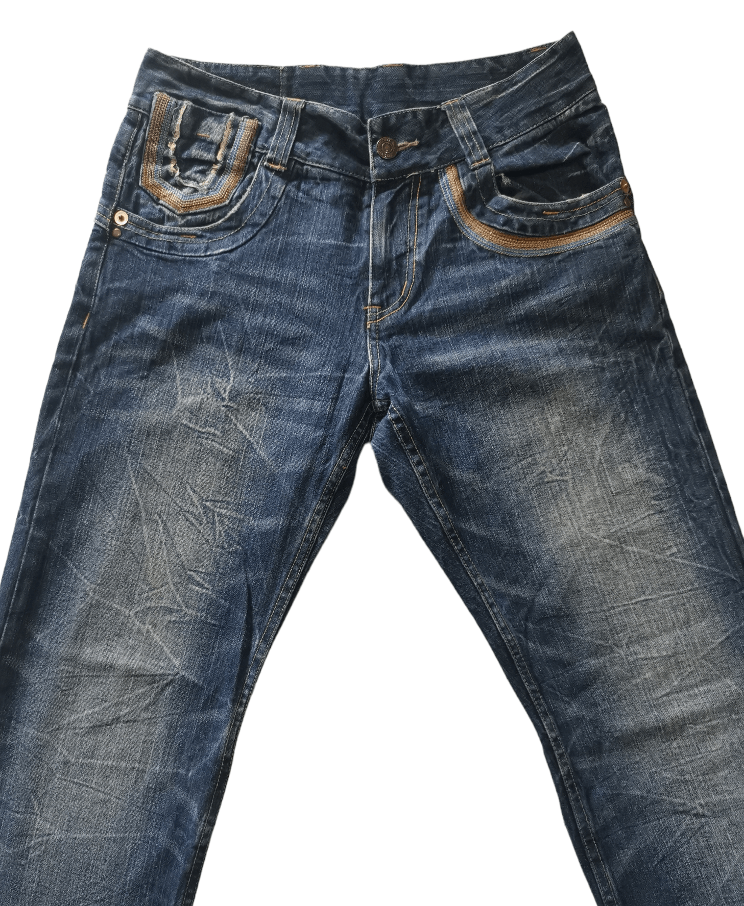 Japanese Brand Saucn Bon Lighting Denim With Nice Pocket Design Size US 30 / EU 46 - 4 Thumbnail